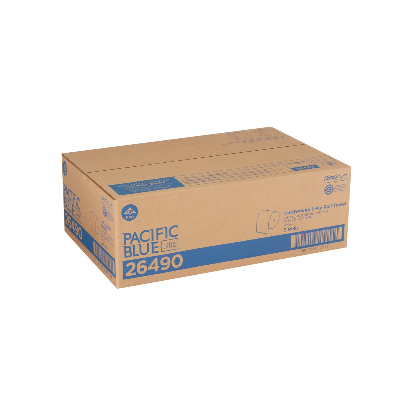 TOWEL, PAPER PACIFIC BLU ULTRAWHT (150/RL 6RL/CS)