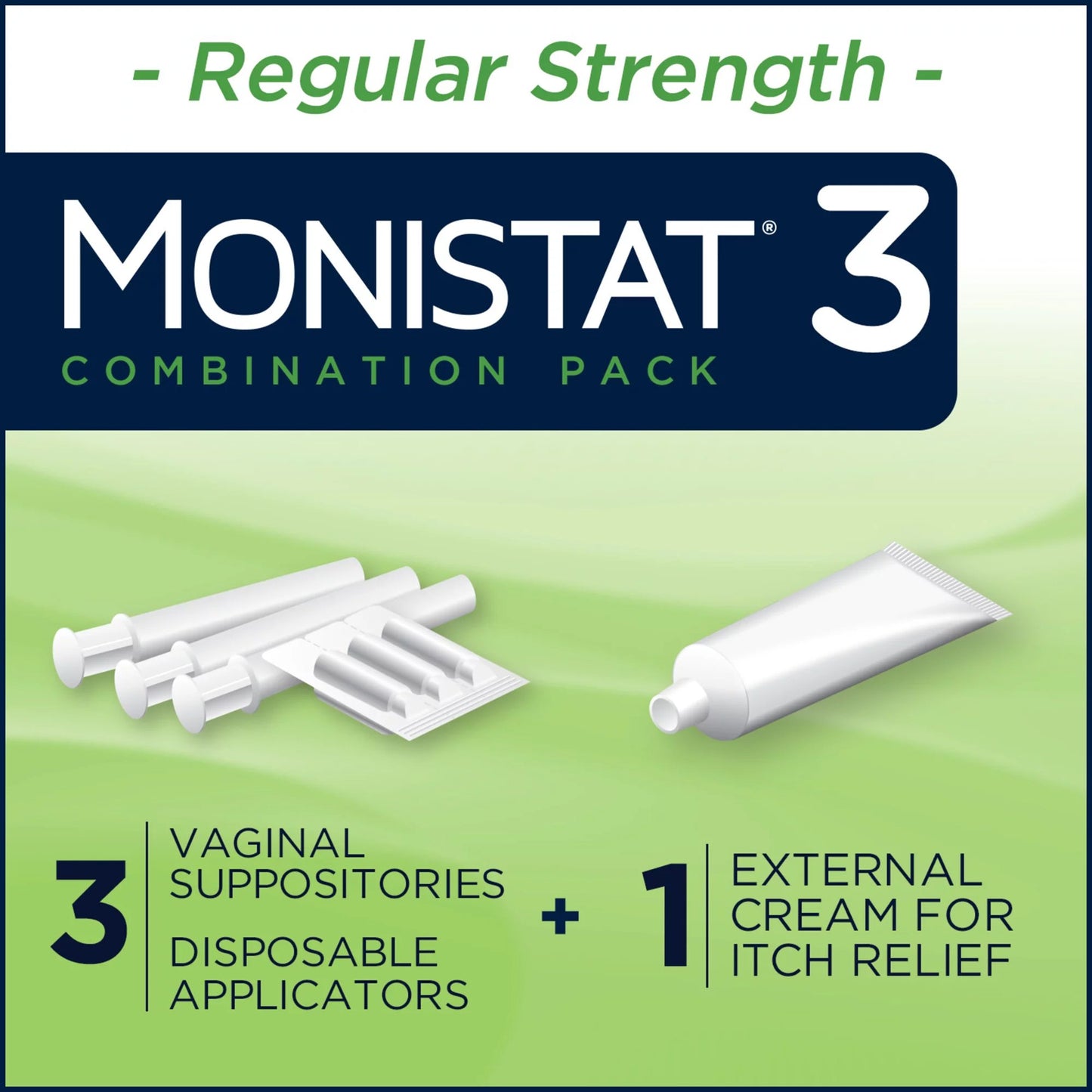 MONISTAT-3, CRM & OVULE ANTIFUNGAL (3/BX)