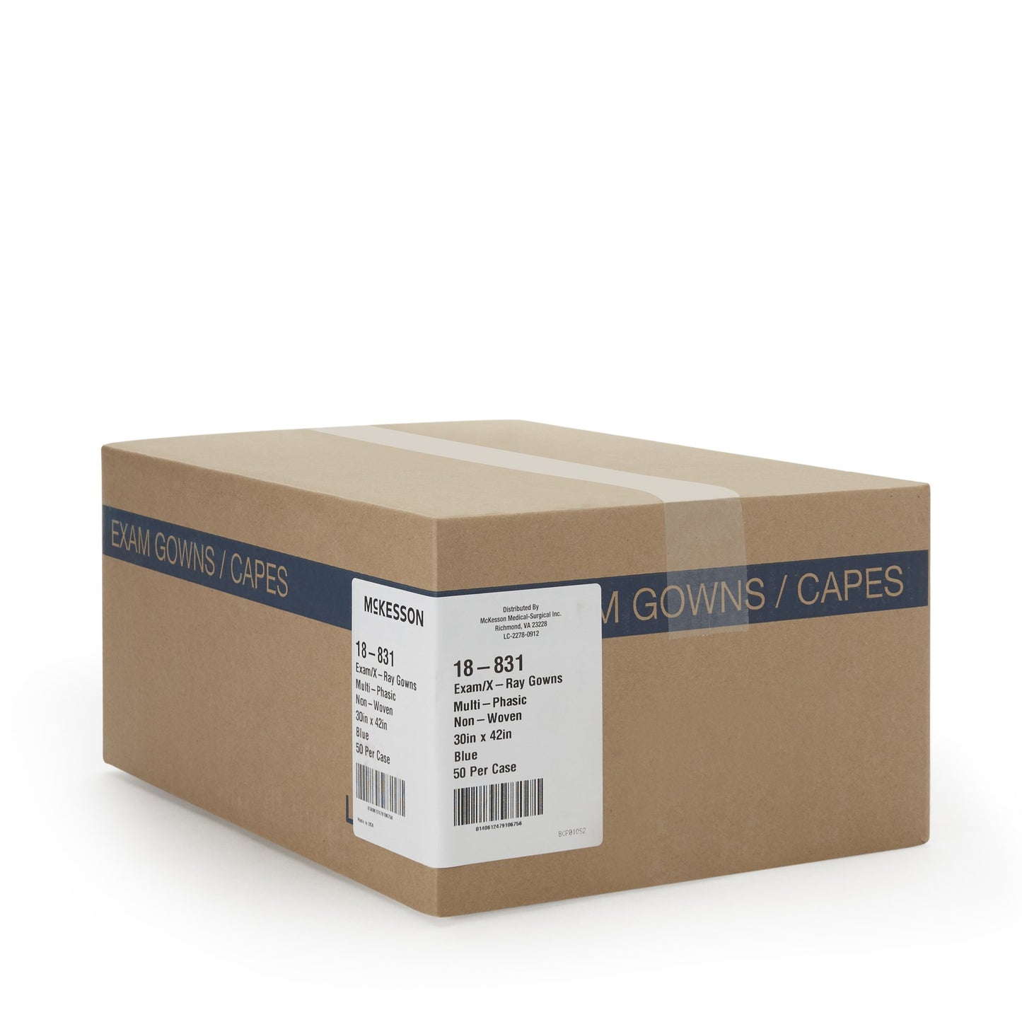 GOWN, XRAY/MULTIPHASIC BLU 30X42 (50/CS)