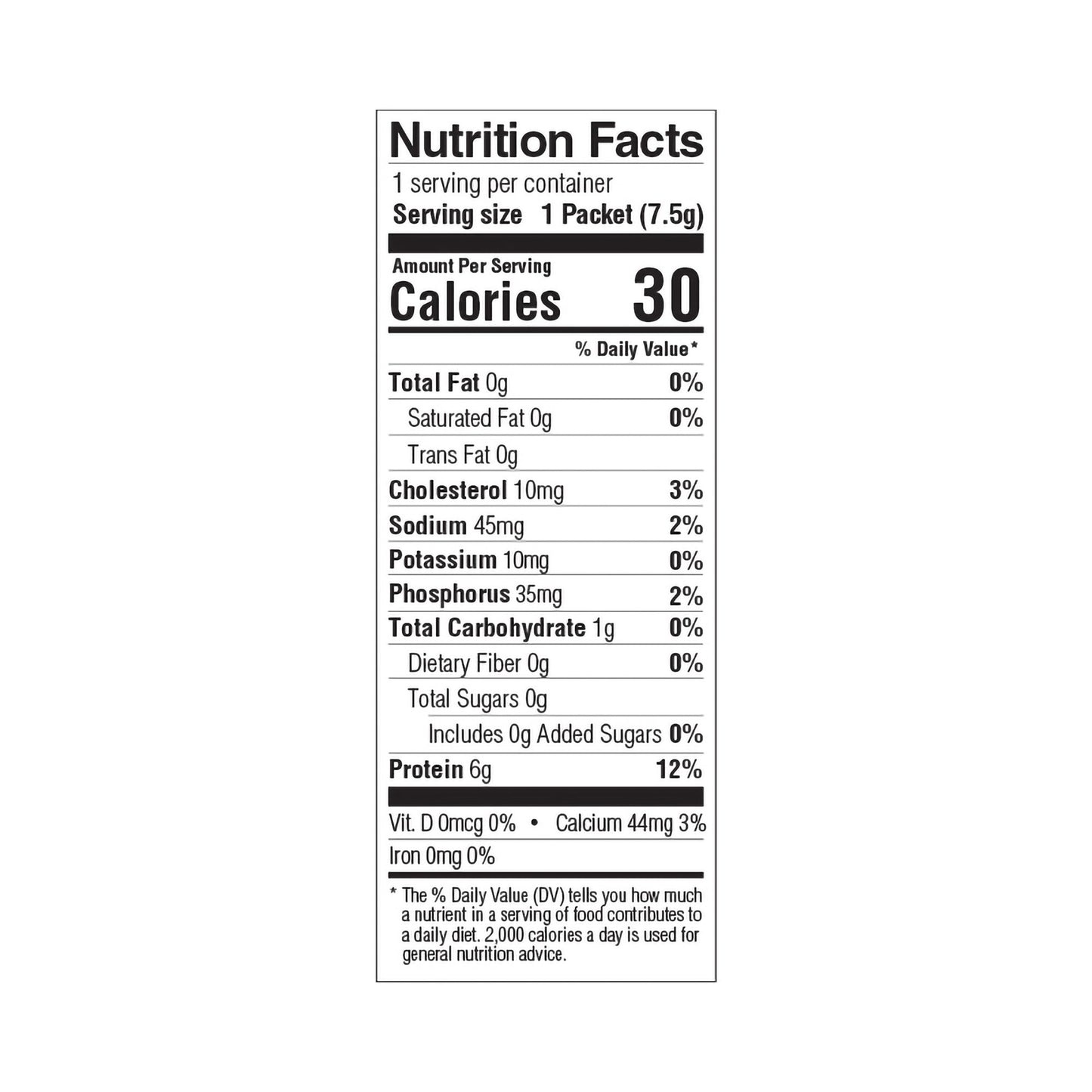 PROSOURCE PROTEIN, 7.5GM (100/CS)