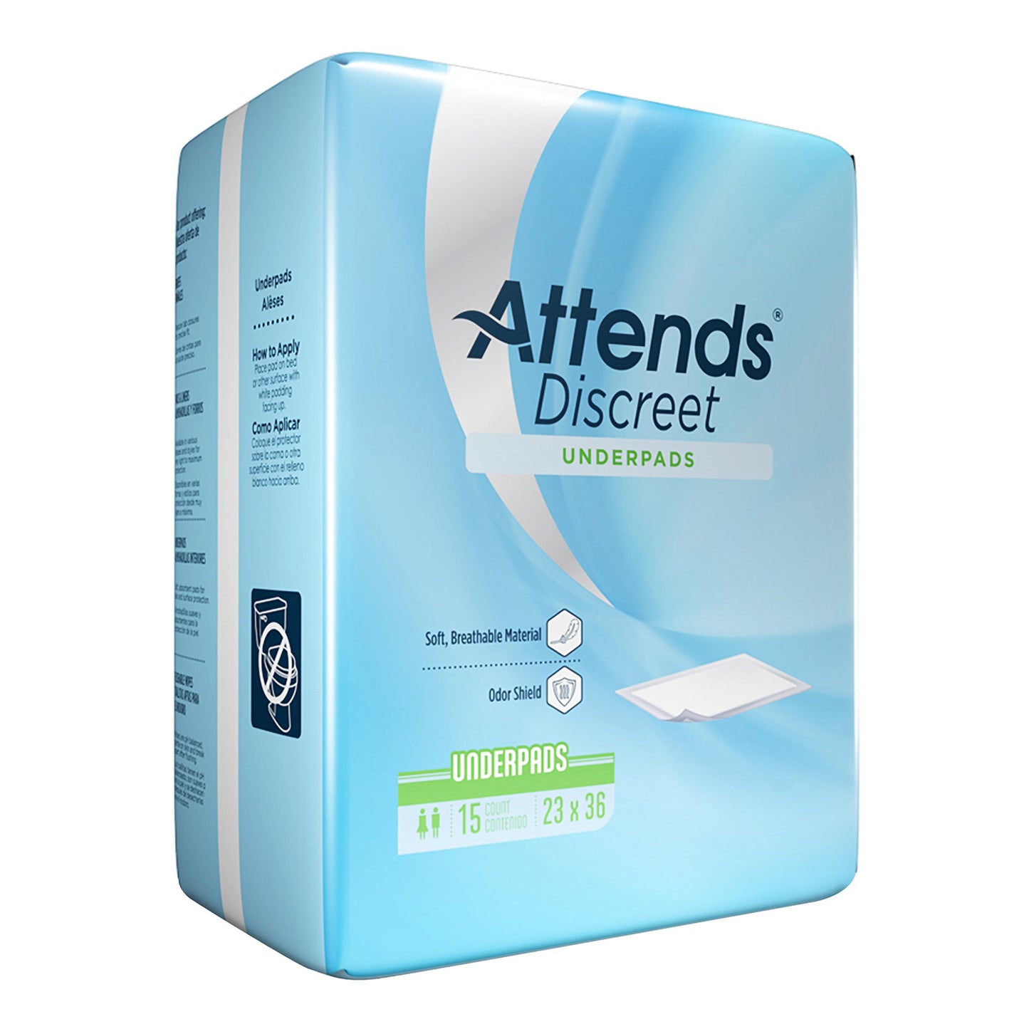 UNDERPAD, RETAIL PRNT BG 23X36(15/PK)