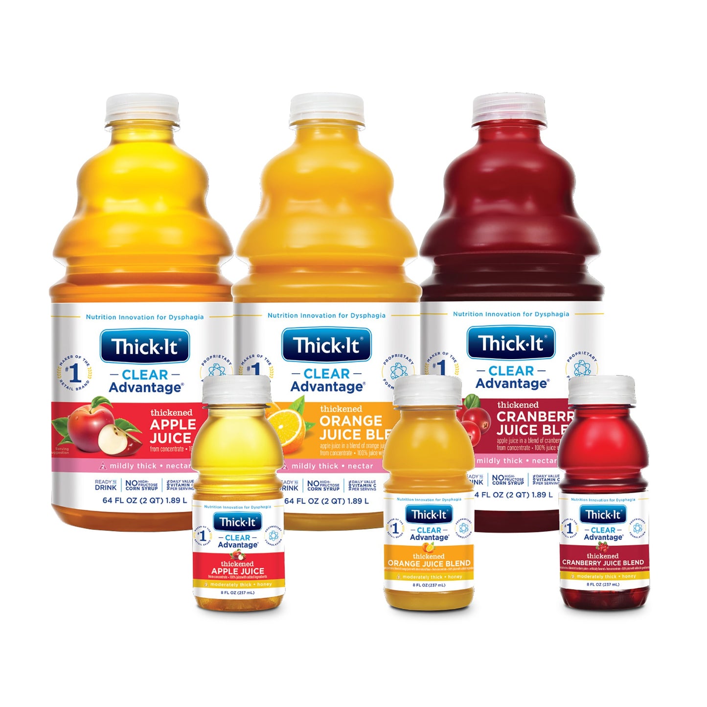 THICK-IT, CLEAR ADV ORG JUICE MODERATE/HONEY 8OZ (24/CS)