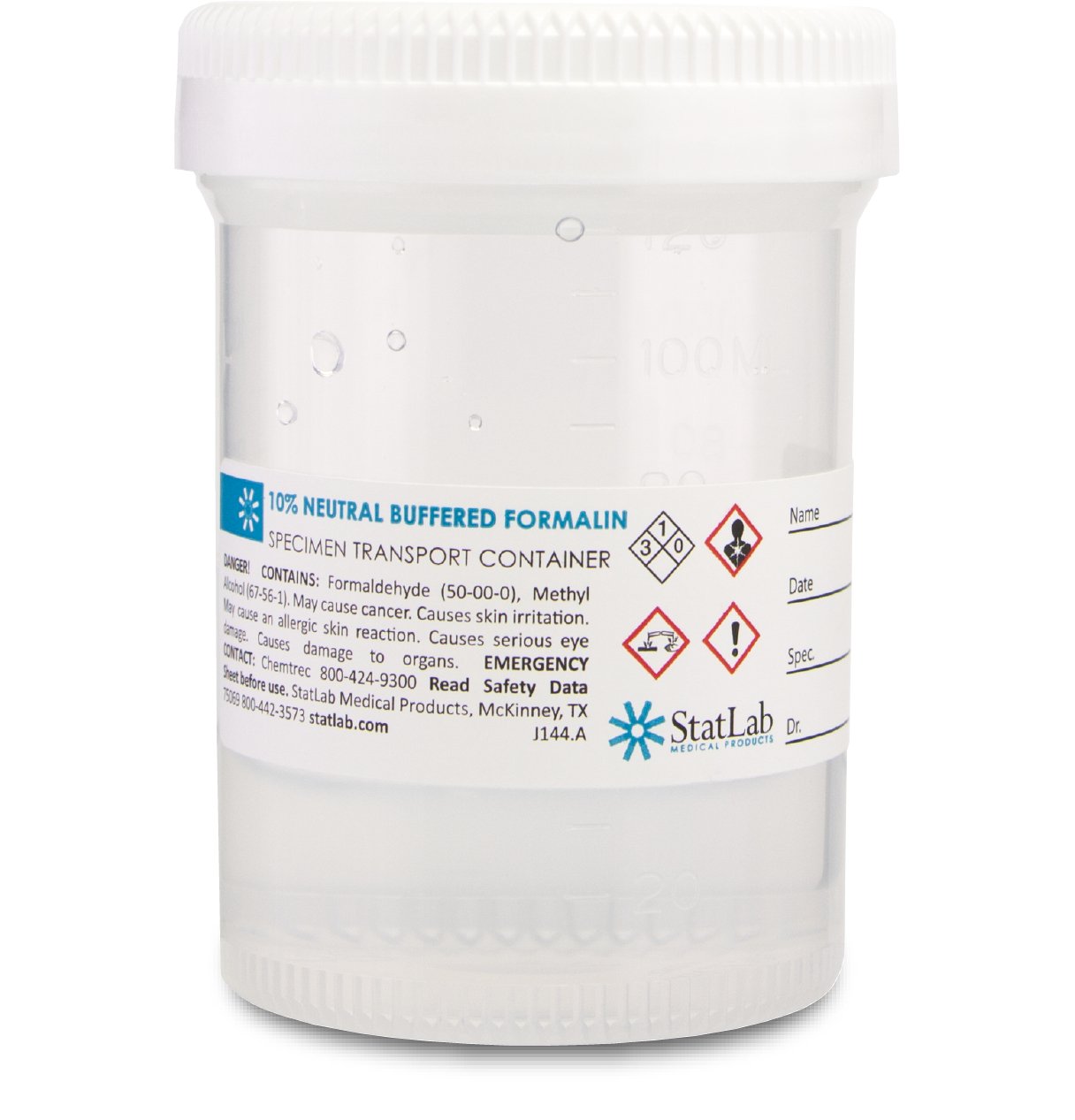 FORMALIN, NEUTRAL BUFFERED PREFILL 120ML (96/CS)