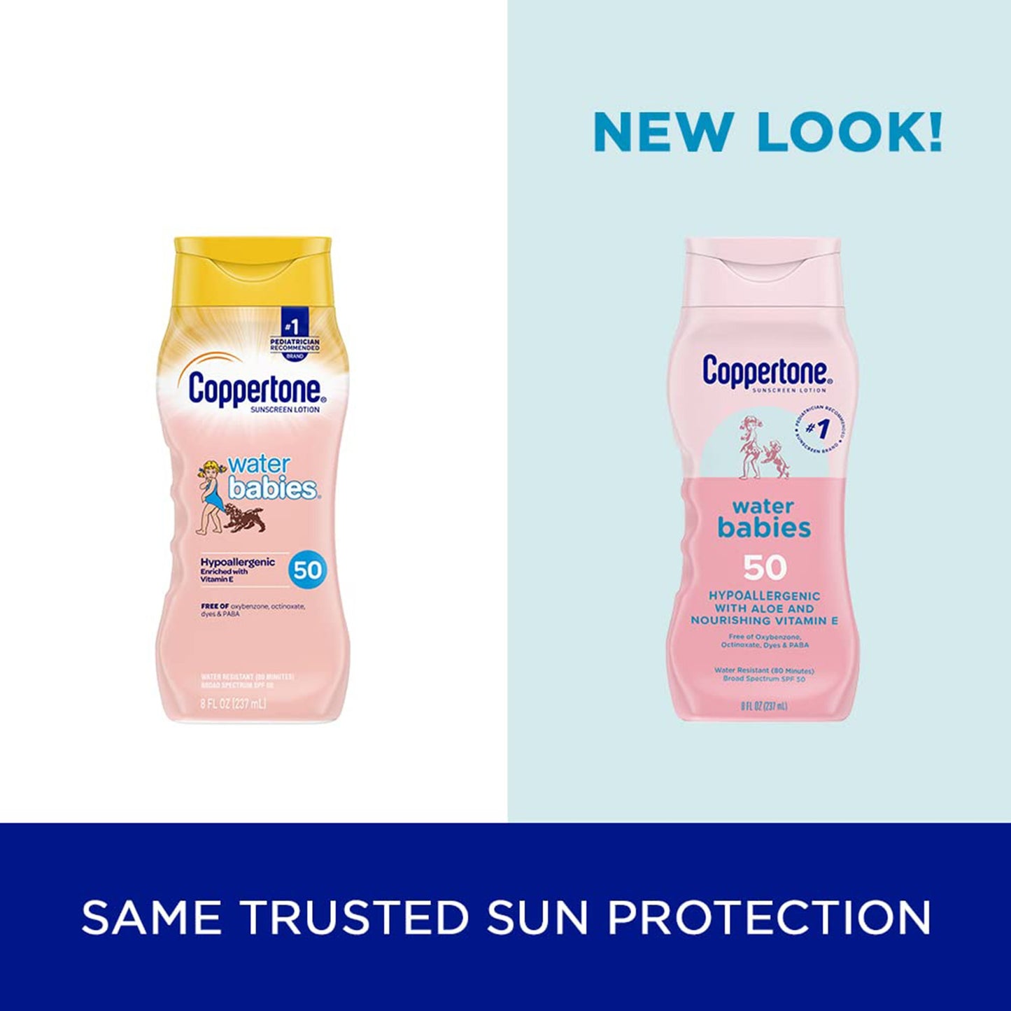 COPPERTONE, LOT WATER BABIES SPF50 8OZ