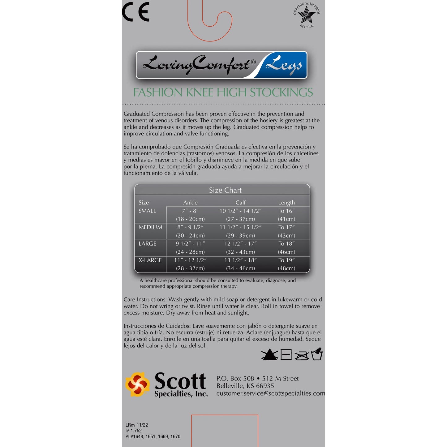 HOSE, ANTI-EMBOLISM KNEE HI SHEER BGE LG SCOTSP