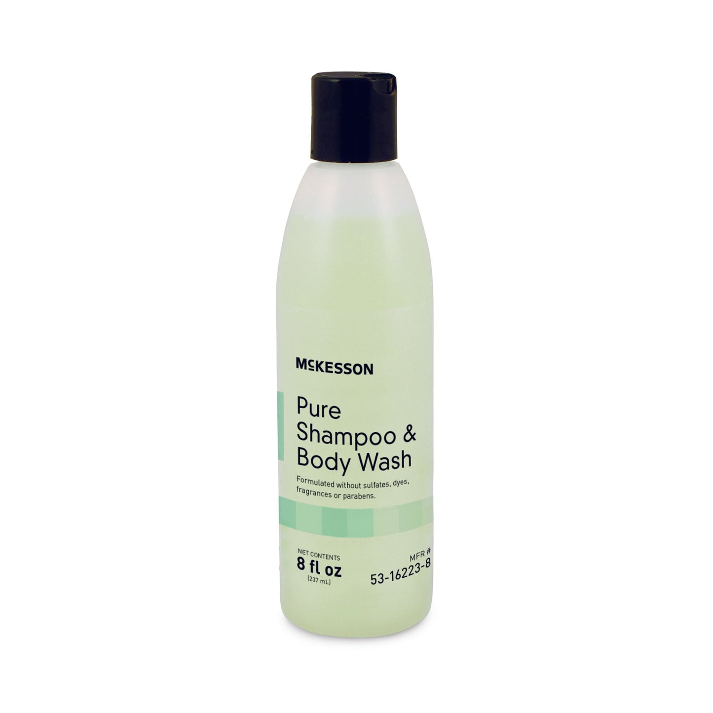 SHAMPOO HAIR/BODY, FRAG/DYE/PARABEN/SULFATE FR 8OZ (48/CS)
