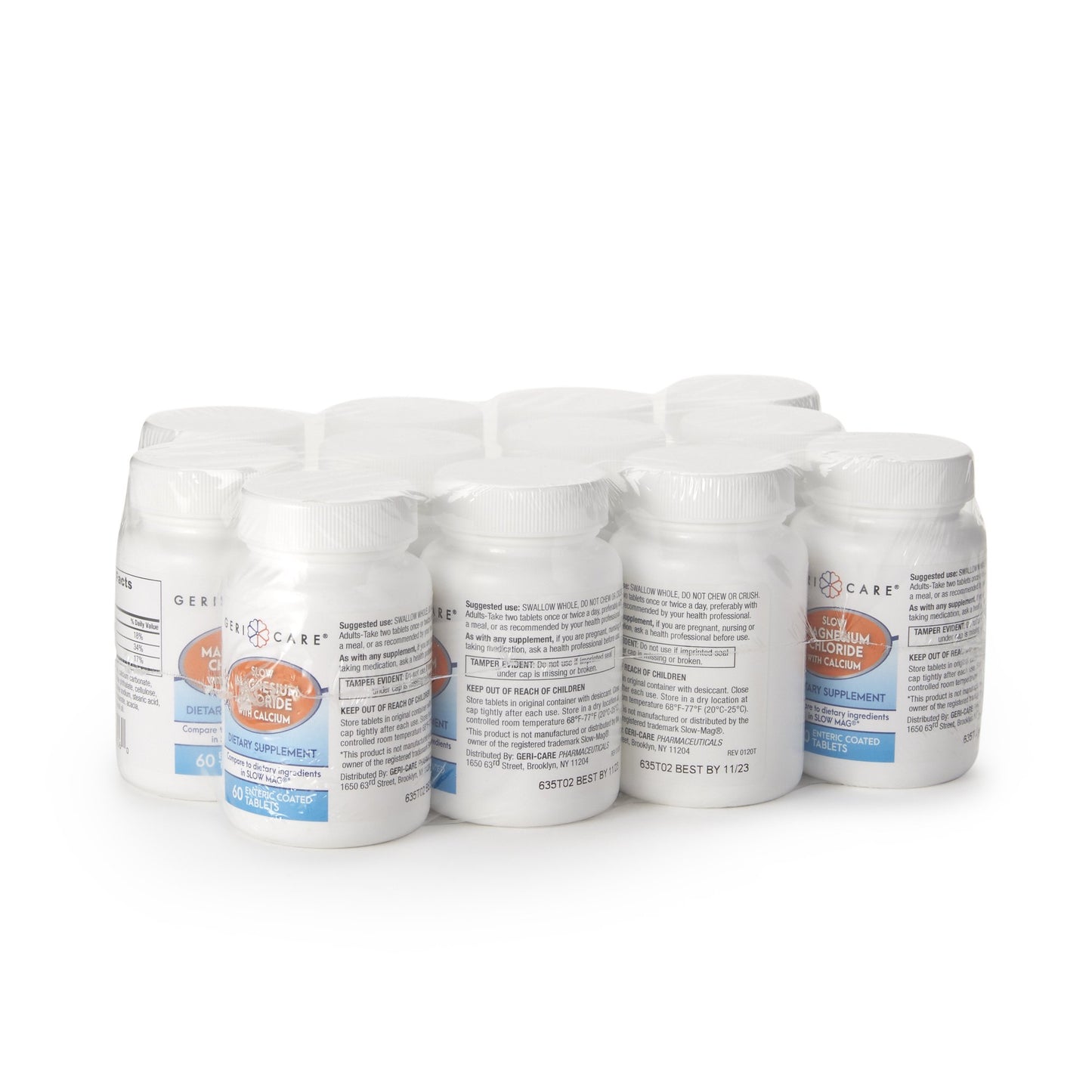 MAGNESIUM CHLORIDE, SLOW W/CALTAB 140MG (60/BT 12BT