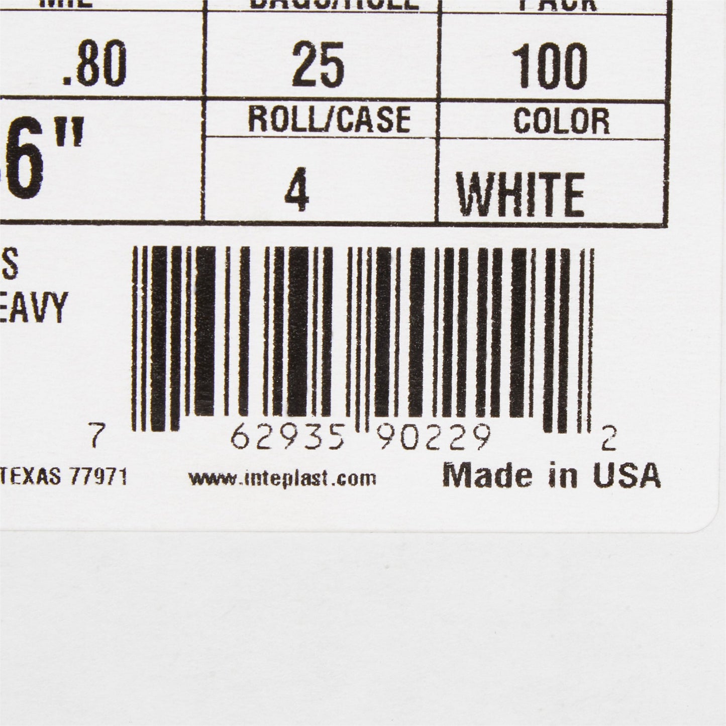 LINER, CAN WHT 0.90MIL 40"X46"40-45GL (100/CS)