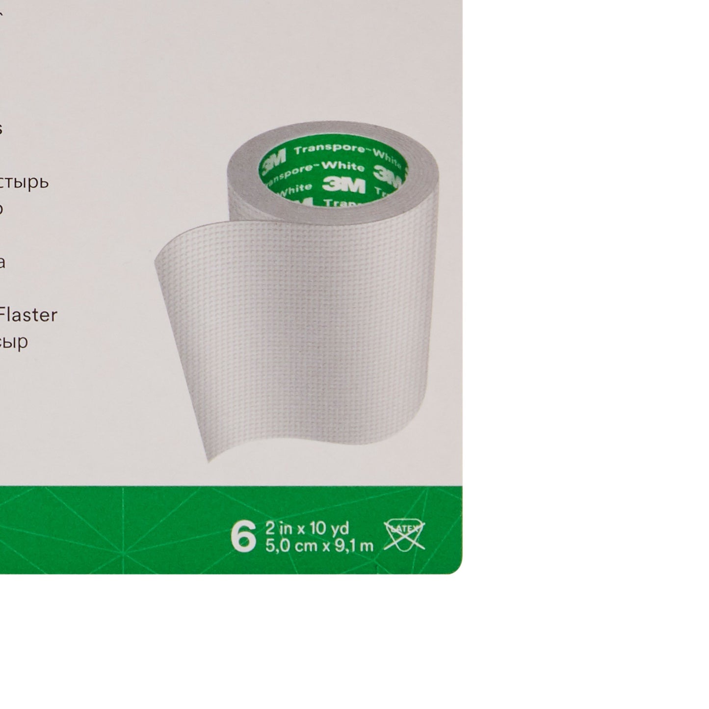 TAPE, ADHSV TRANSPORE WHT 2" (6RL/BX 10BX/CS) 3M