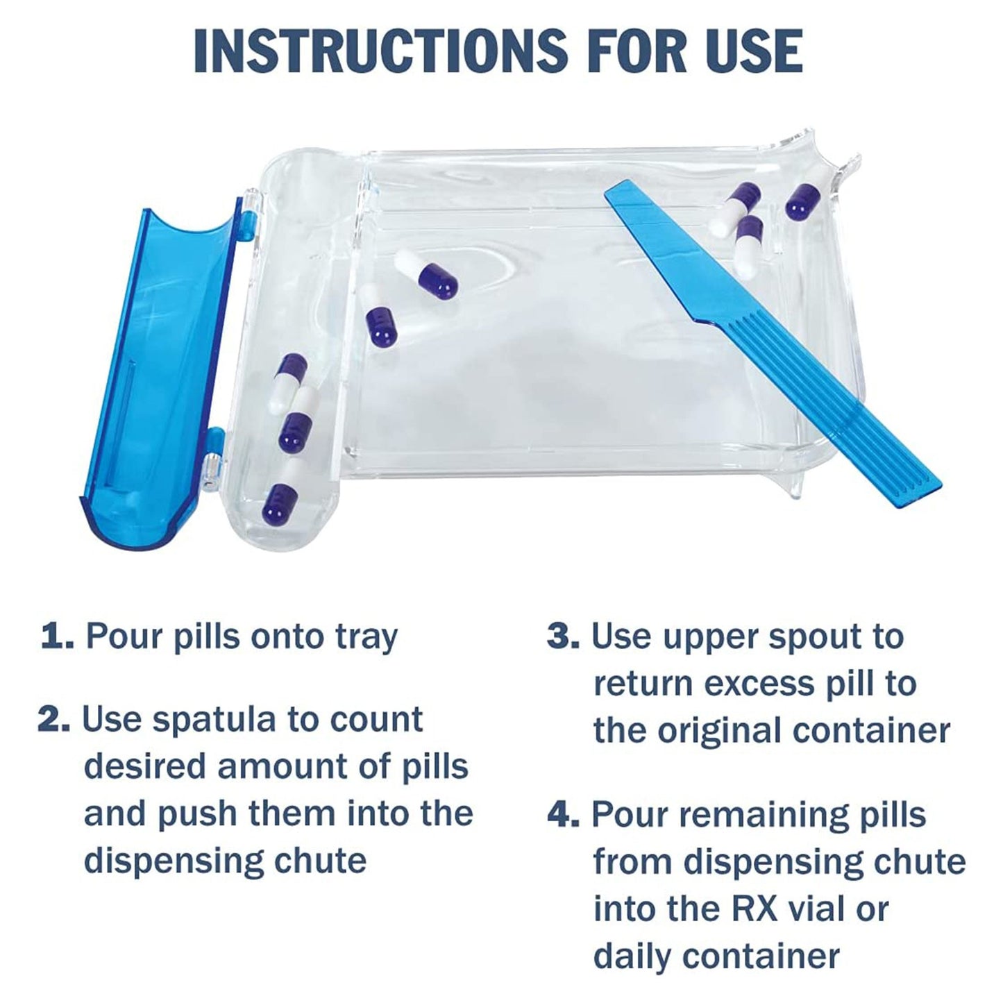COUNTER, PILL W/SPATULA