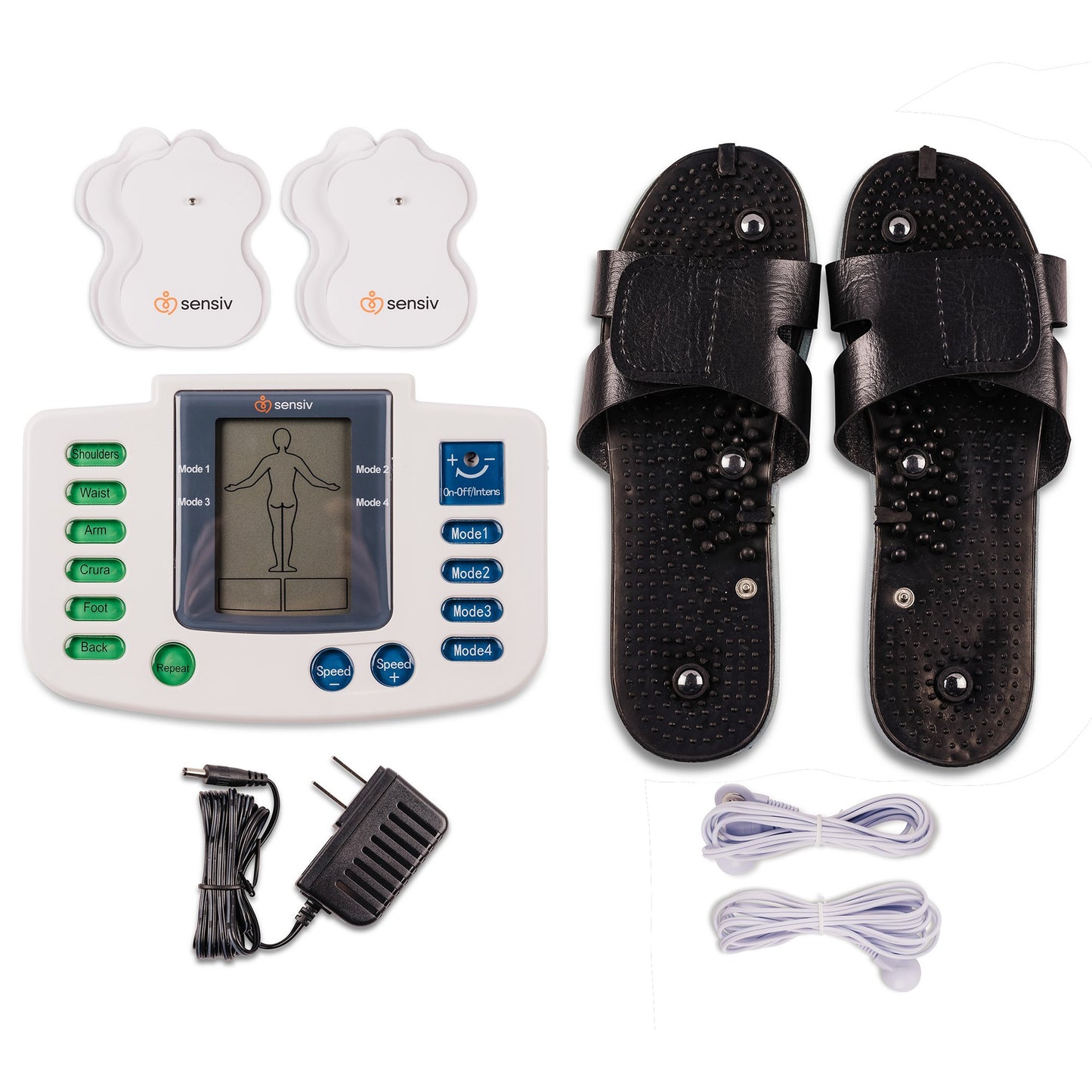 TENS UNIT, FULL BODY SENSIV W/FT ATTACHMENT PAIN RELIEF (10/