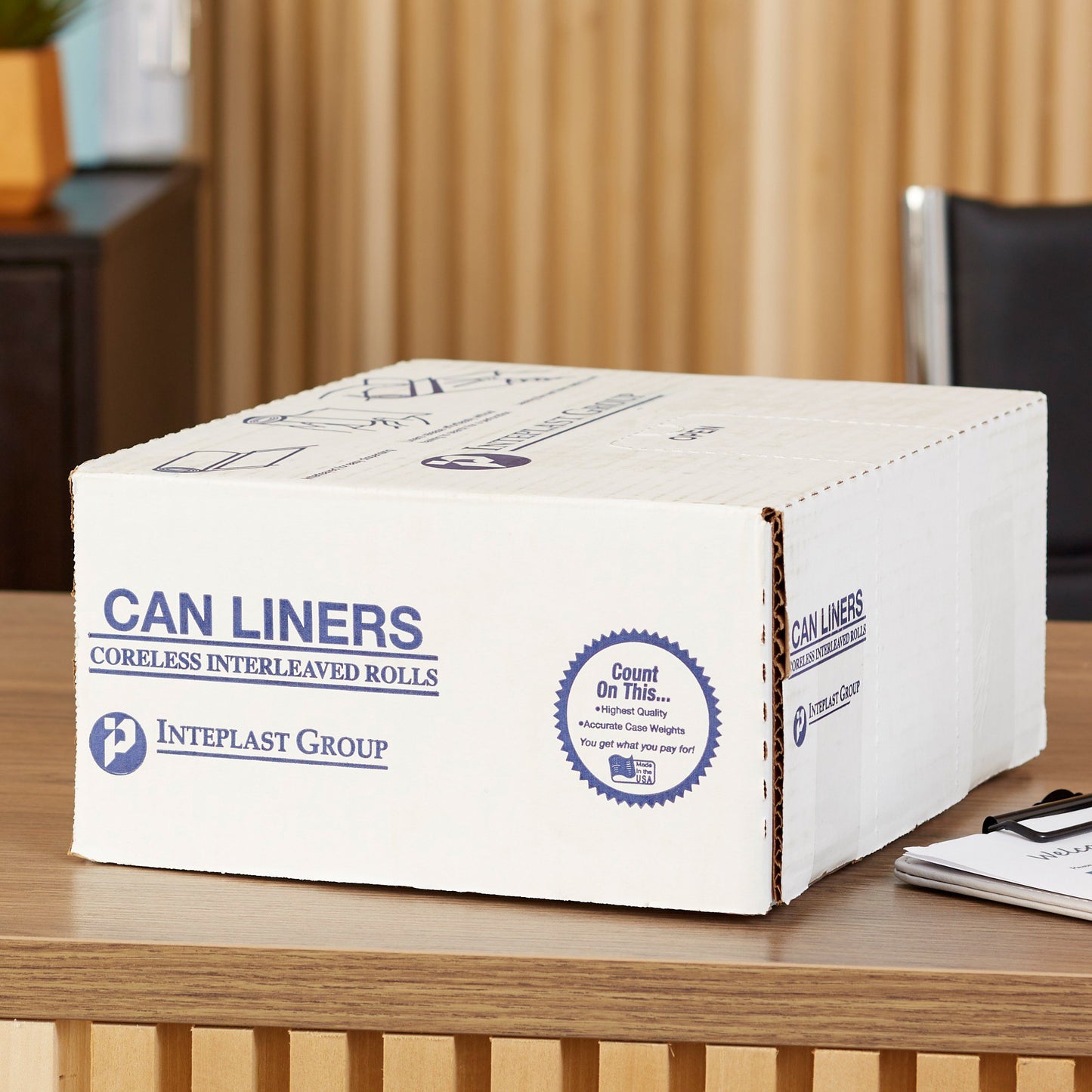 LINER, CAN WHT 0.90MIL 40"X46"40-45GL (100/CS)