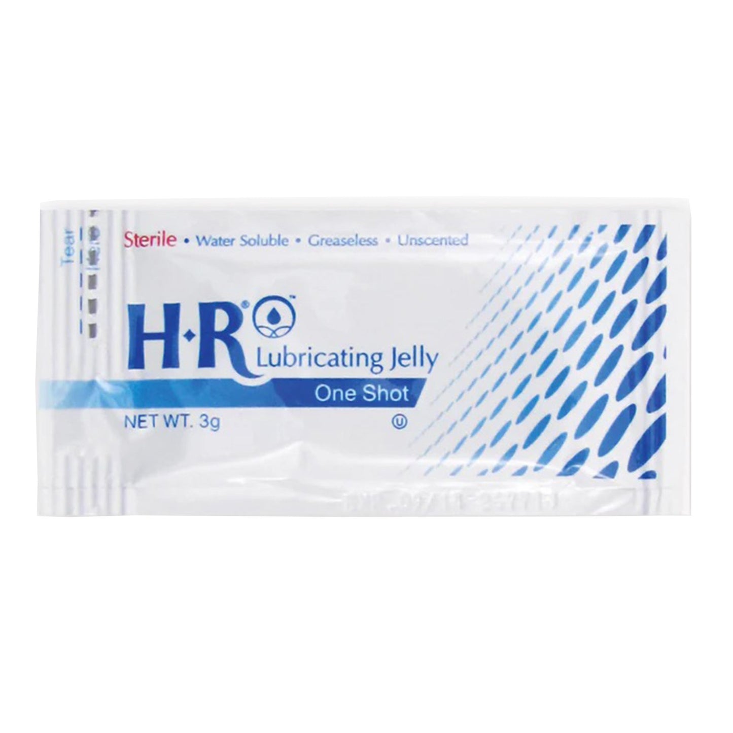 LUBRICANT JELLY, HR STR 3GM (30/BX 48BX/CS)