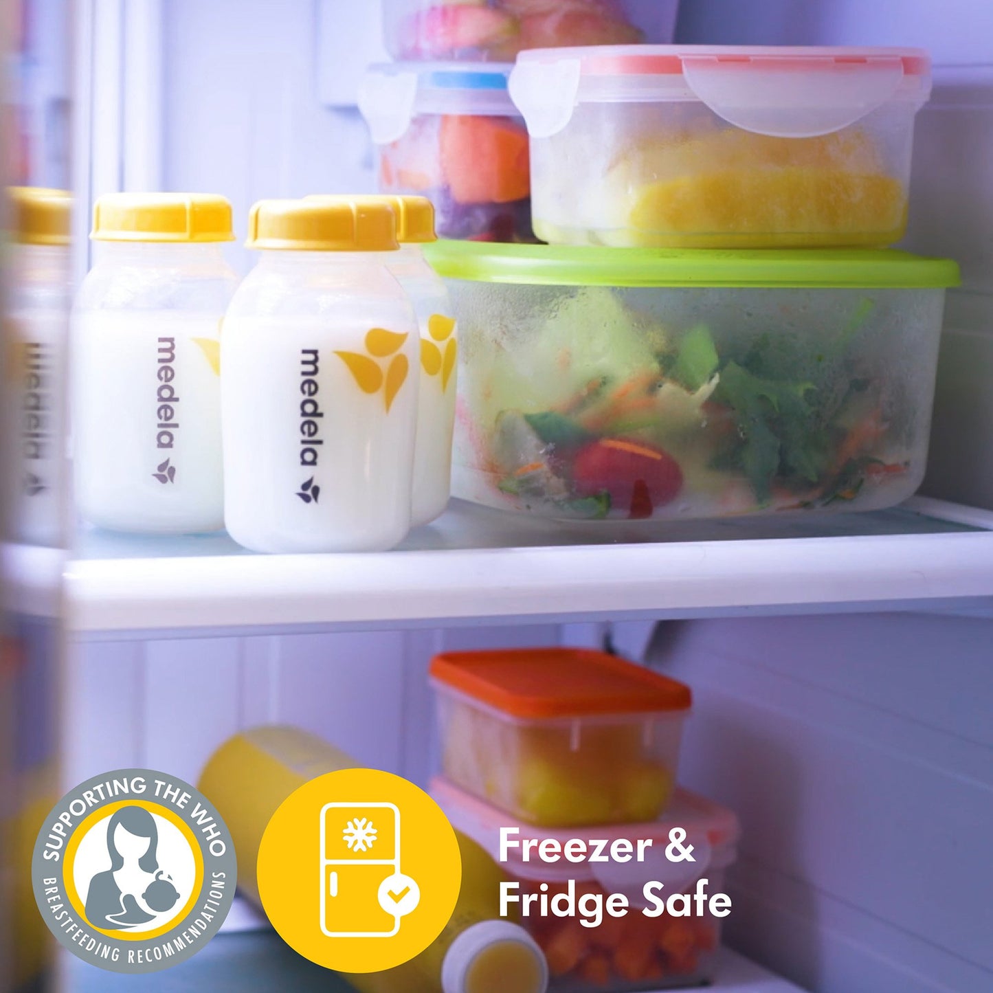 BOTTLE SET, BREAST MILK COLLECTION & STORAGE (6/ST 2ST/CS