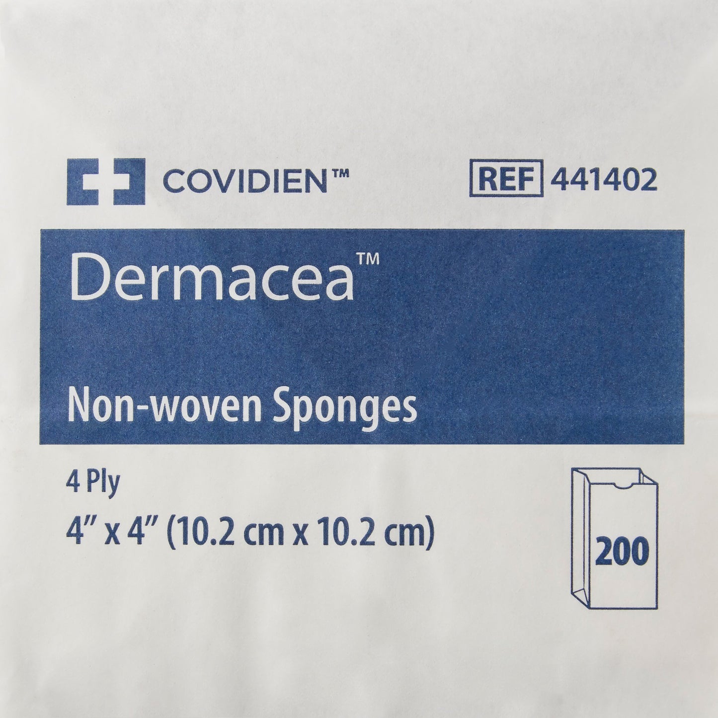SPONGE, DERMACEA ALL PURP 4X4 4PLY (200/BG 10BG/CS) KENDAL