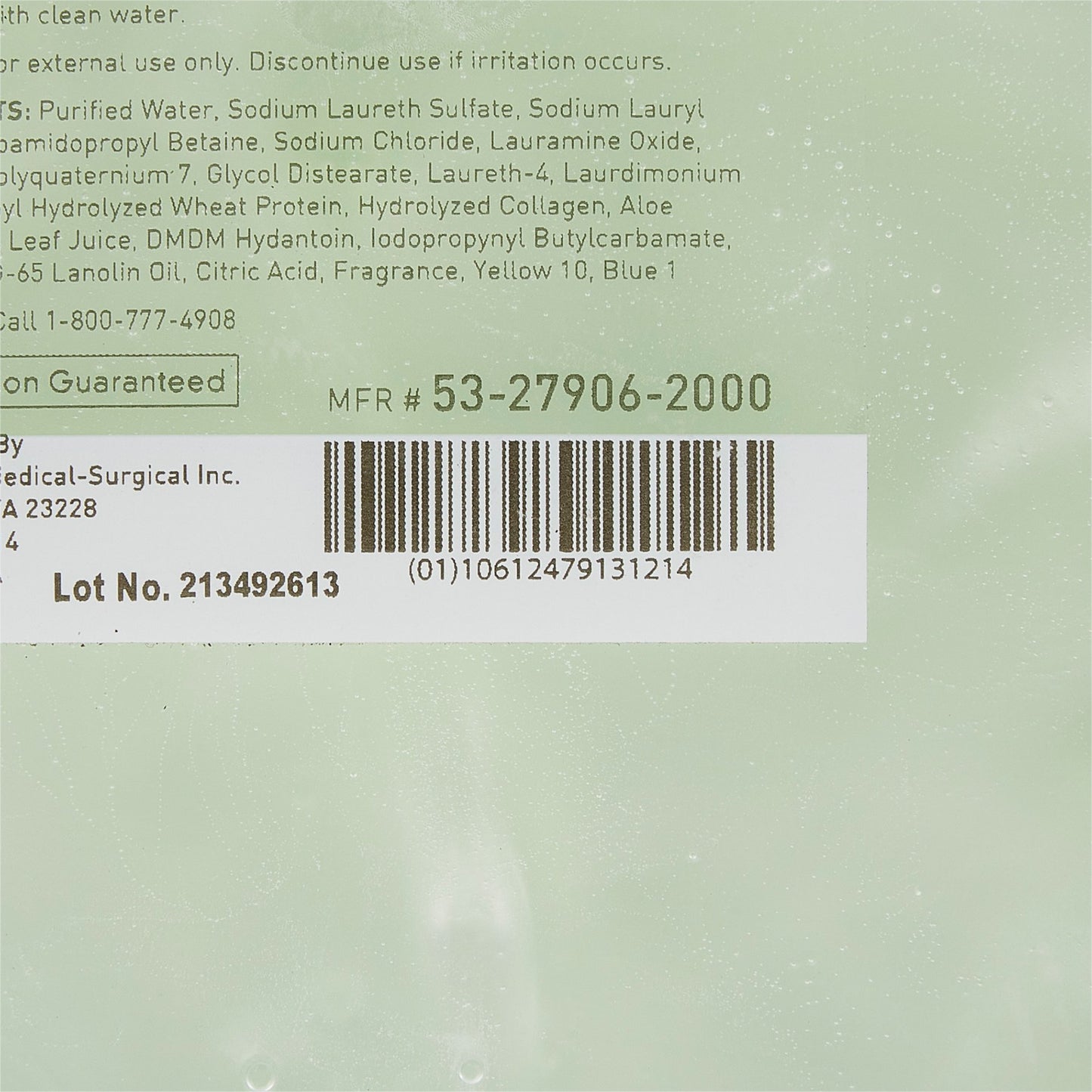 SHAMPOO, HAIR/BODY COND CUCUM DISC 2000ML (4/CS)