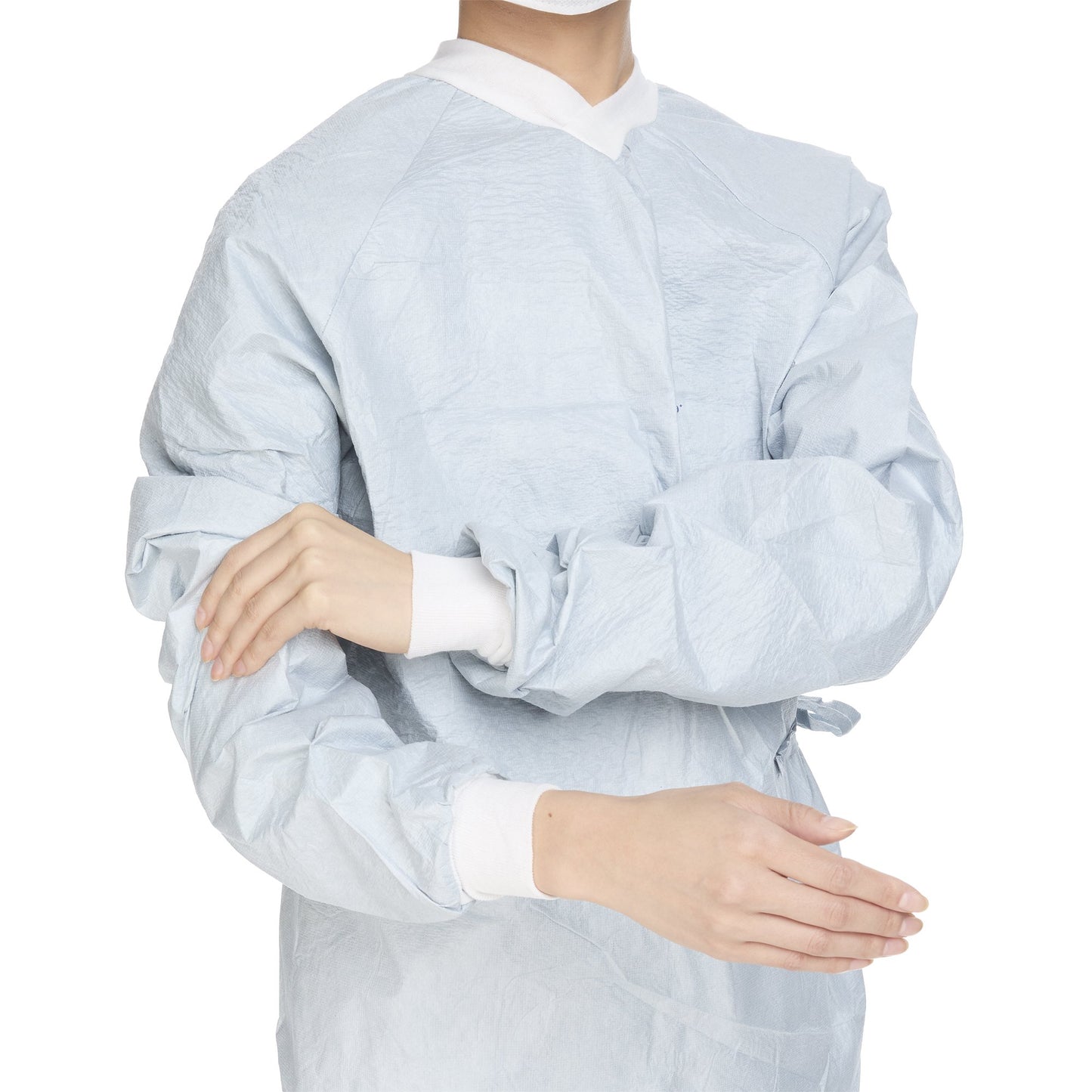 GOWN, SURG AERO CHROME AAMI 4 STR SLVR SM/MED (34/CS)