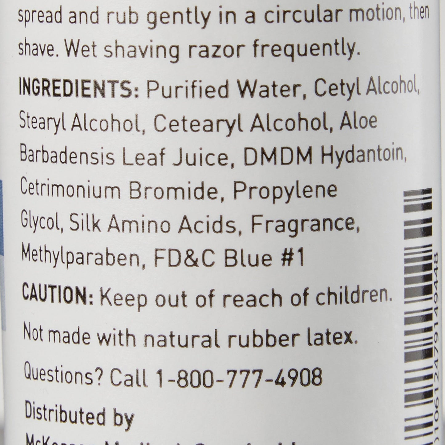 GEL, SHAVE 1.5OZ (96/CS)
