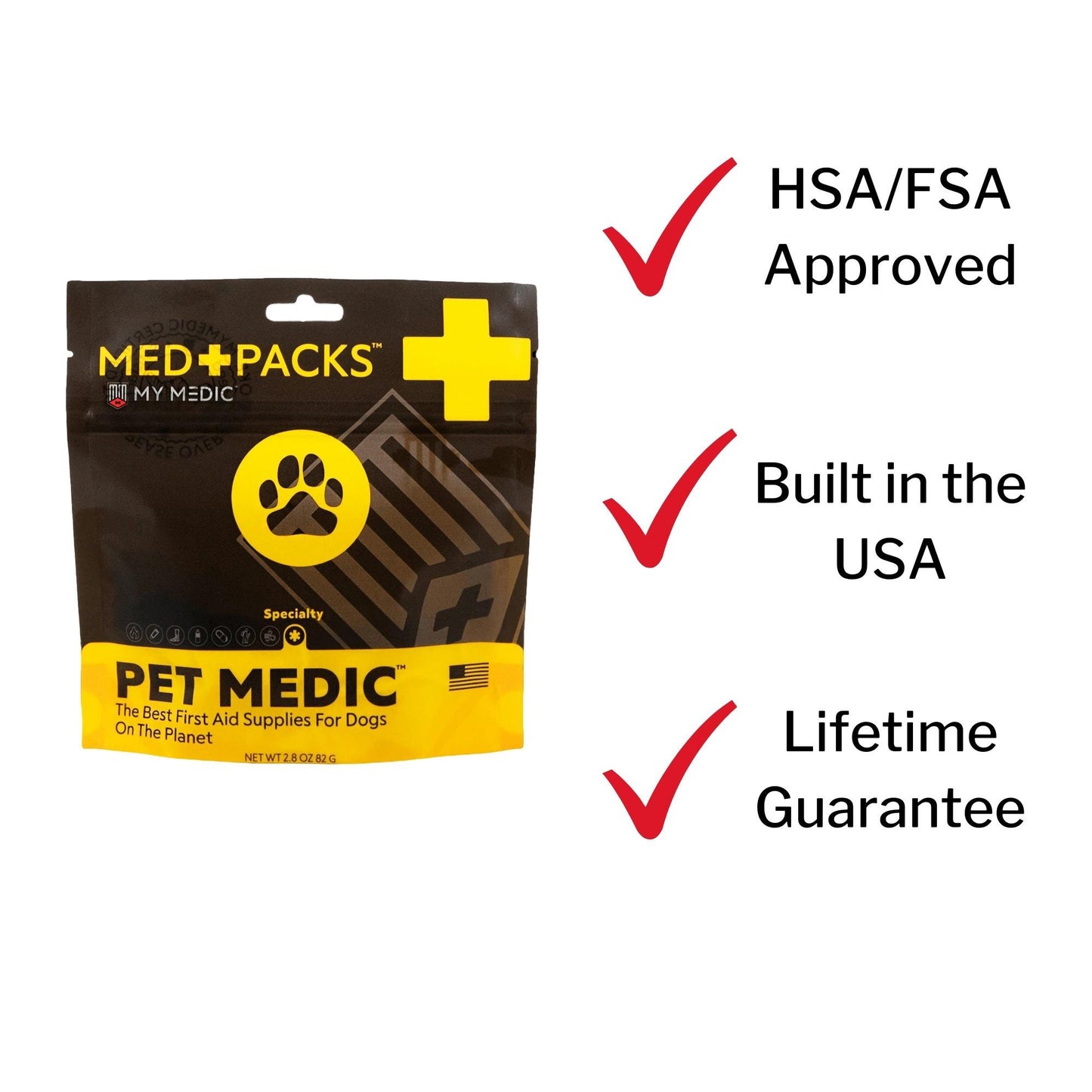 FIRST AID KIT, PET MEDIC GRAB&GO 21PC