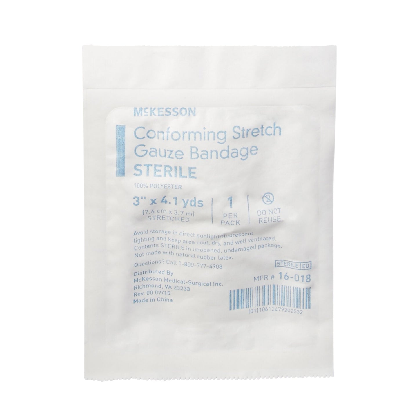 BANDAGE, CNFRM STR 3"X4.1YDS (12RL/BG 8BG/CS)