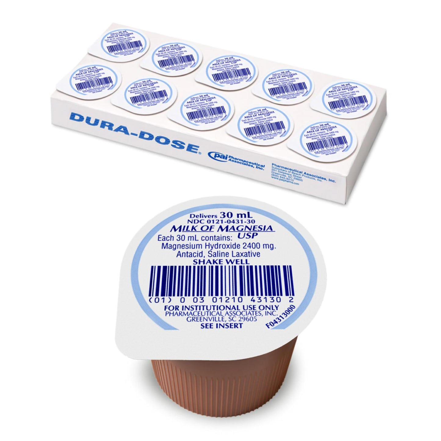 MILK OF MAGNESIA, SUSP 400MG/5ML 30ML (10/TR)