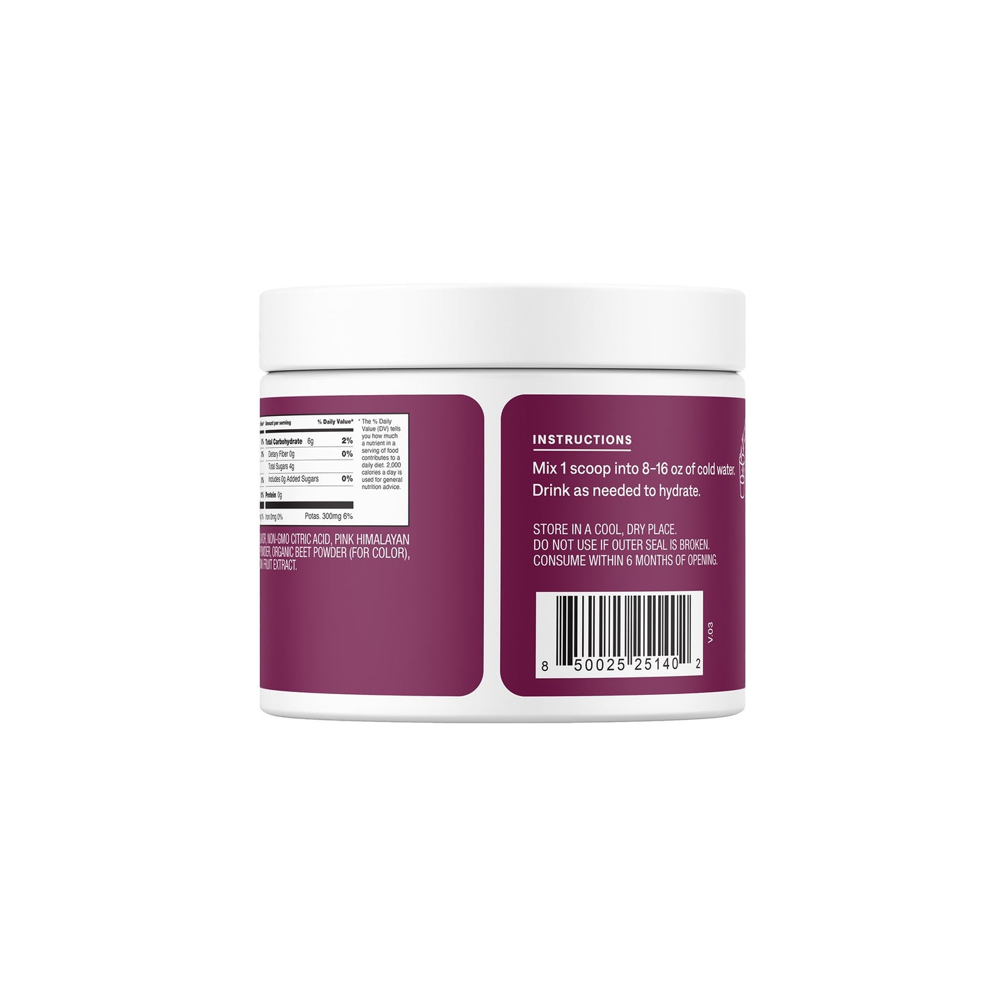 SUPPLEMENT, ELECTROLYTE BERRY POMEGRANATE MIX JAR (12/CS)
