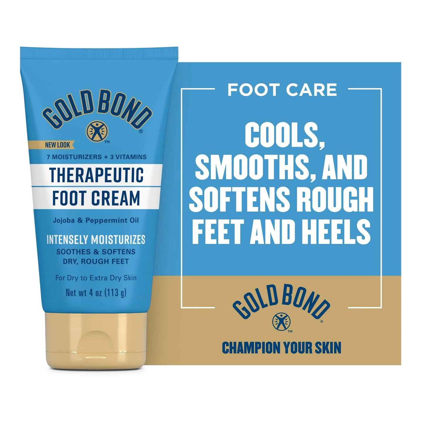 GOLD BOND, CRM FOOT THERAPEUTIC 4OZ