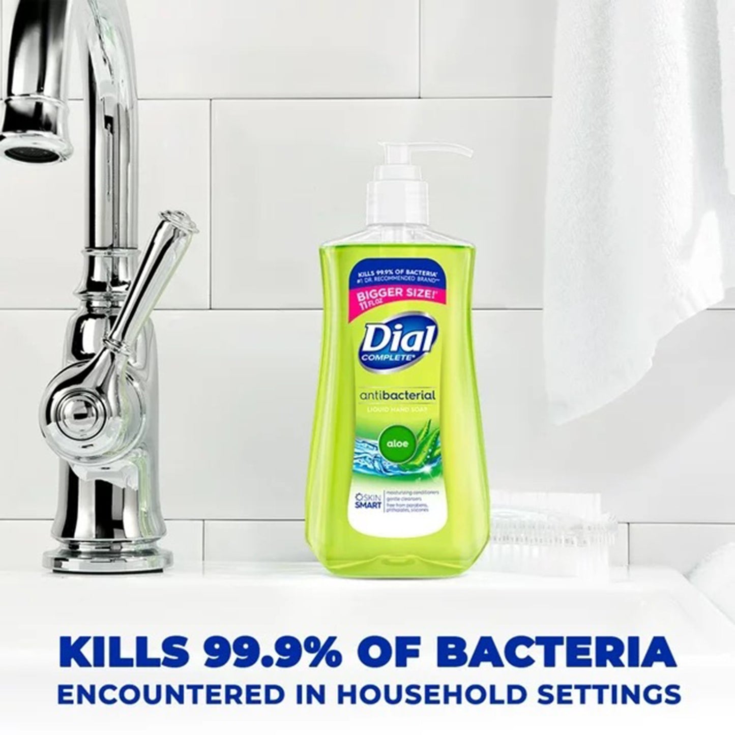 SOAP, LIQ DIAL ALOE PUMP 11OZ