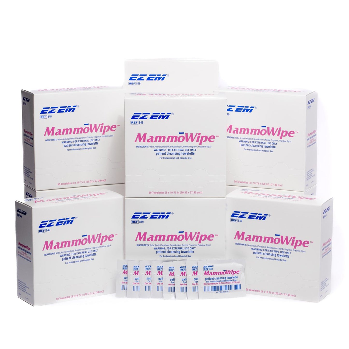 WIPE MAMMO F/SKIN 50/BX 50/BX 10BX/CS