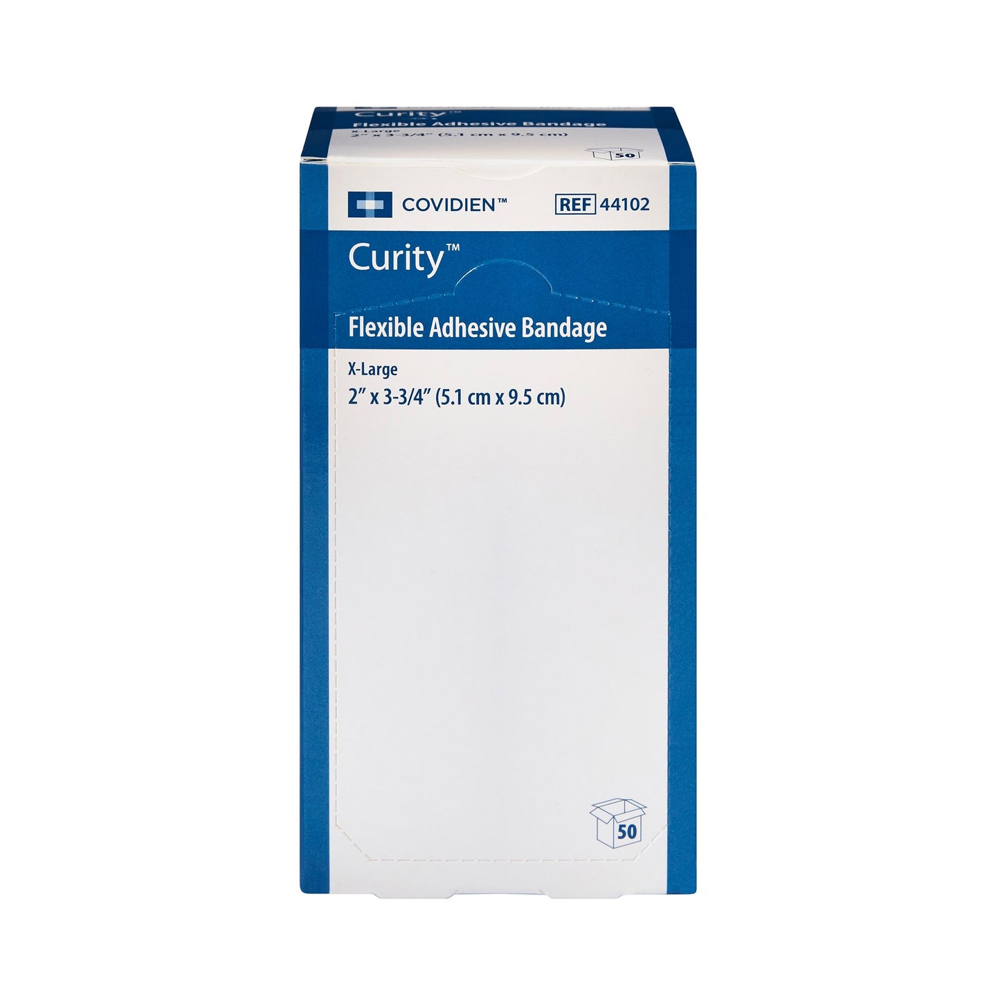 BANDAGE, FABRIC XLG 2X3 3/4 (50/BX 12BX/CS) KENDAL