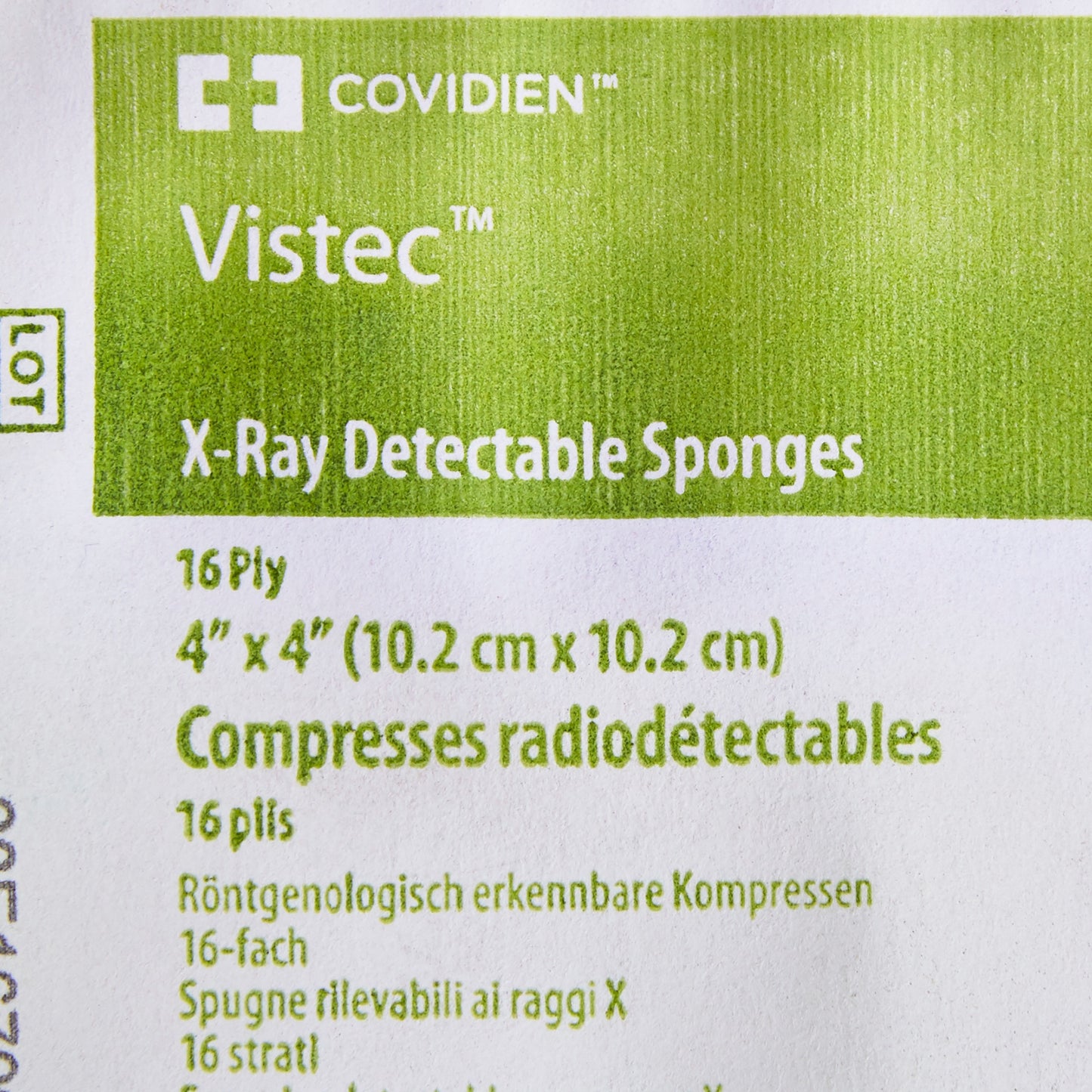 SPONGE, XRAY STR 4"X4" (10/TR 128TR/CS) KENDAL