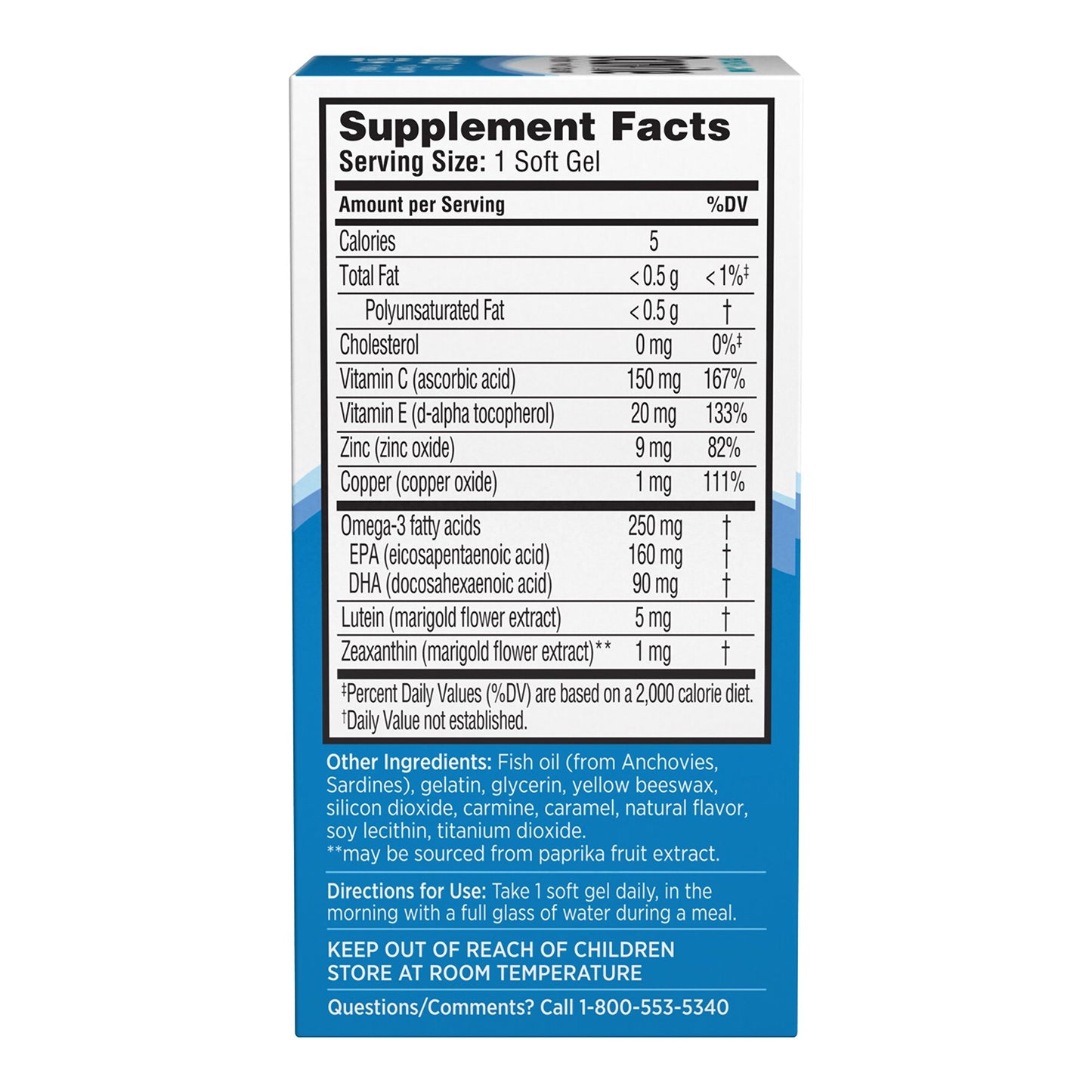 OCUVITE ADLT 50+VIT SFTGEL (50/BT)