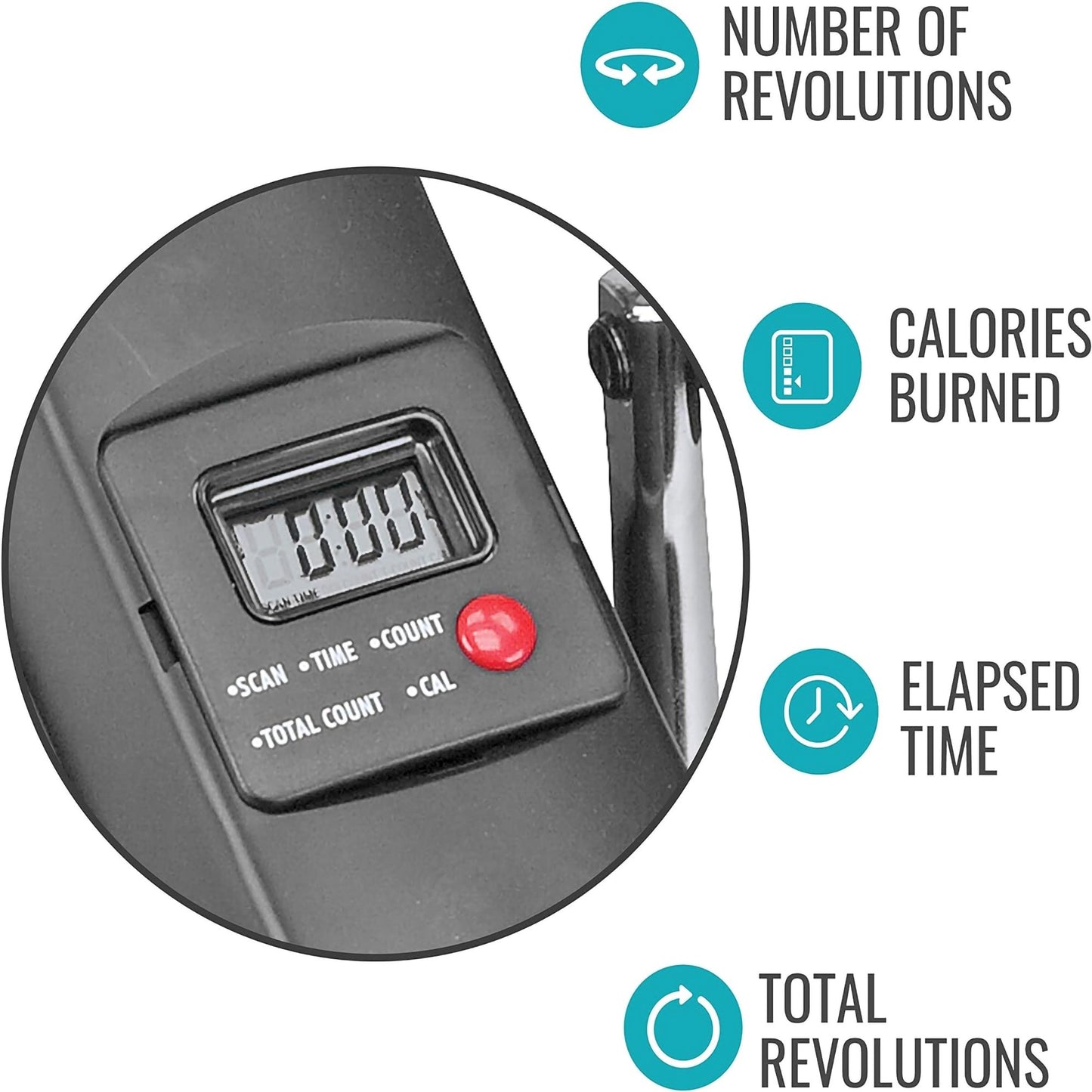 BIKE, FITNESS DMI MINI EXERCISE CYCLE W/MAT BLK