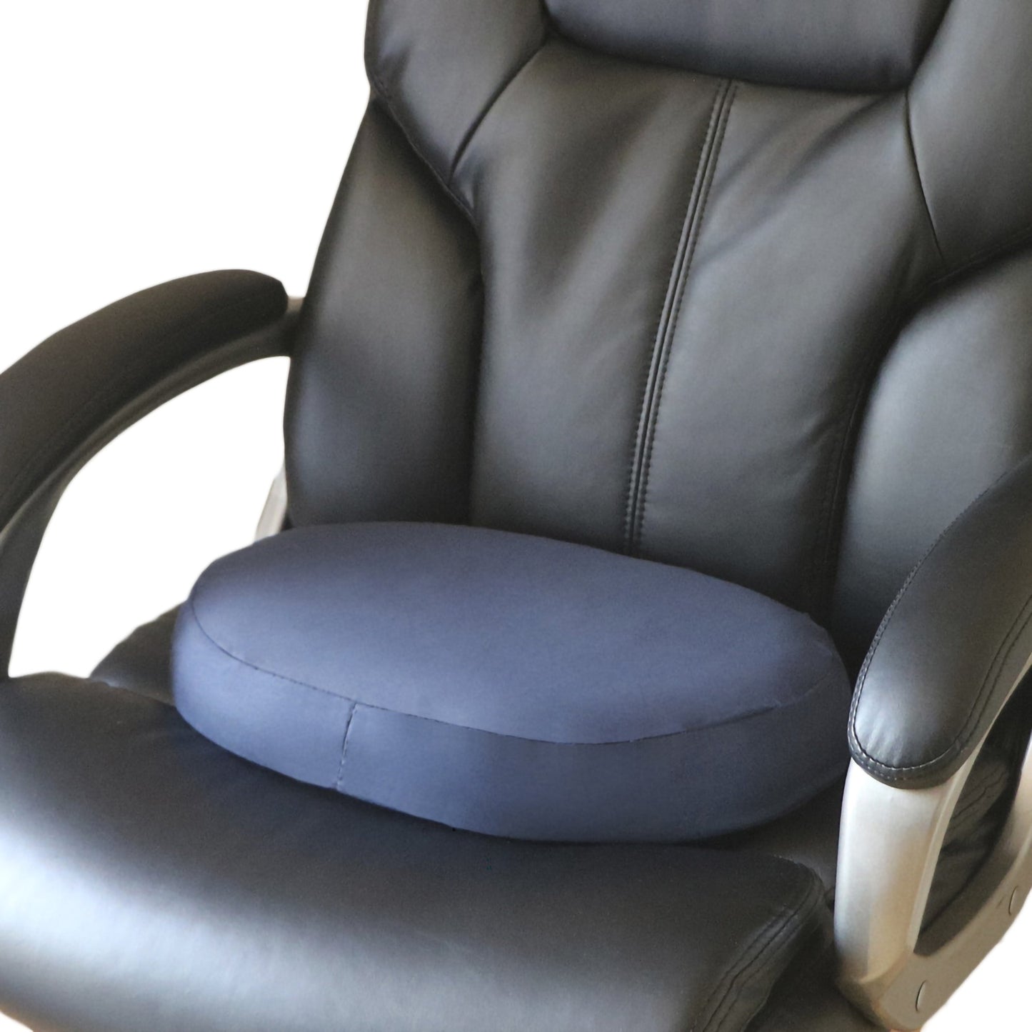 CUSHION, DONUT NAVY BLU 16"