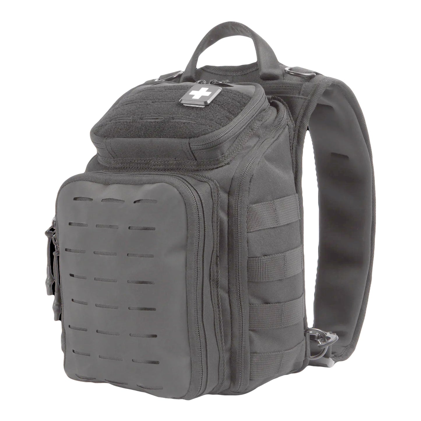 FIRST AID KIT, EMERGENCY MEDICAL RECON STD GRY