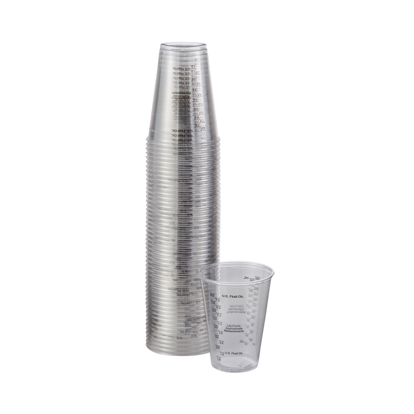 CUP, DRINK GRAD PET PLAS MED 10OZ (50/SL 20SL/CS)