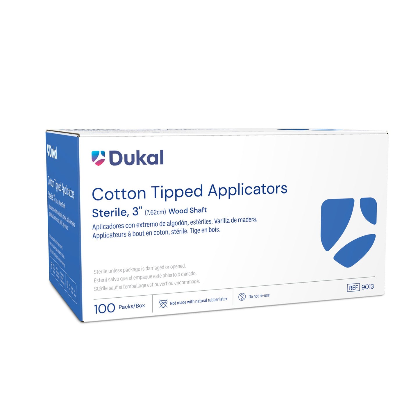 APPLICATOR, COTTON TIPPED ST 3" (2/PK100PK/BX10BX/CS)