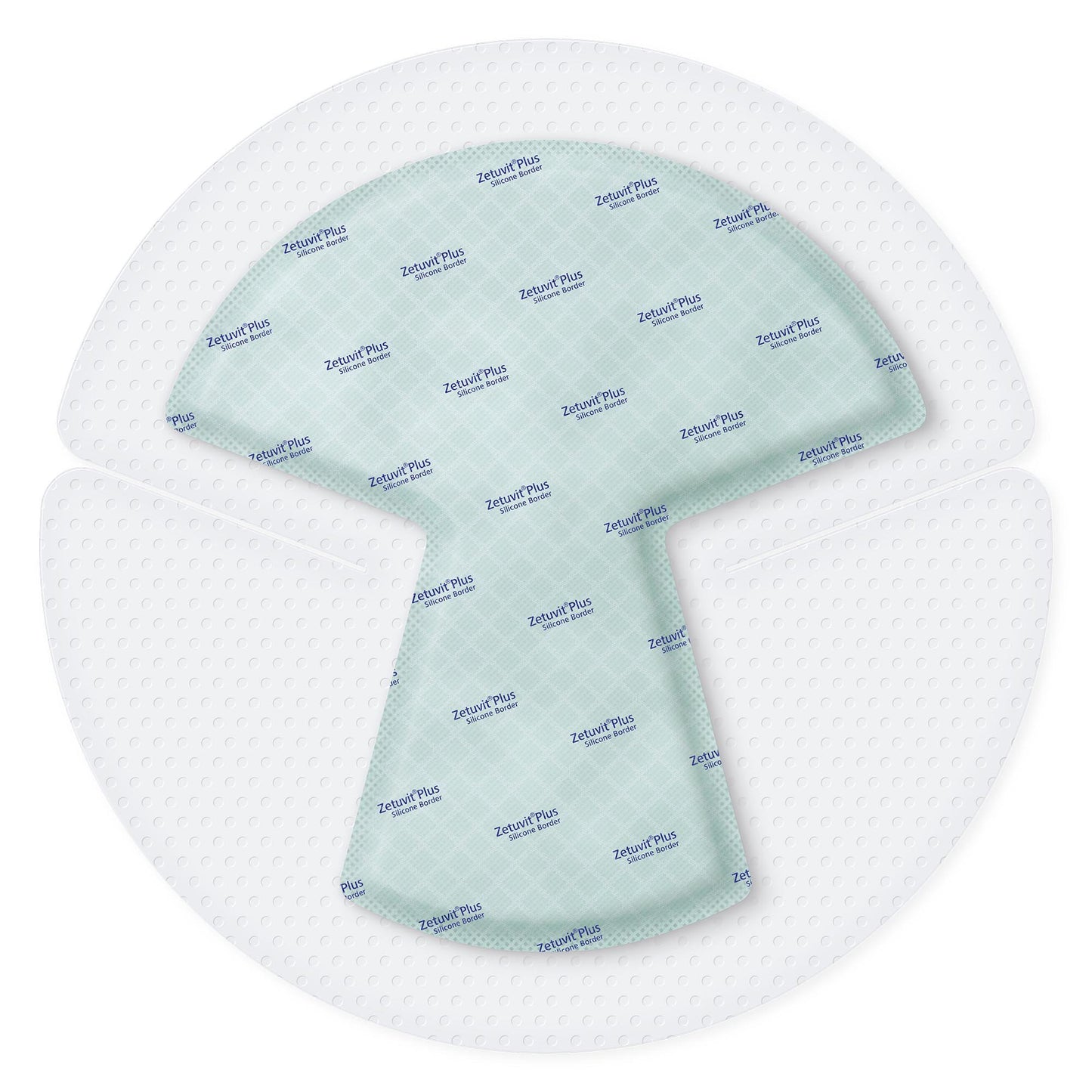 DRESSING, WND SAP BRDR HEEL W/SIL ADH 10"X10" (10/BX)