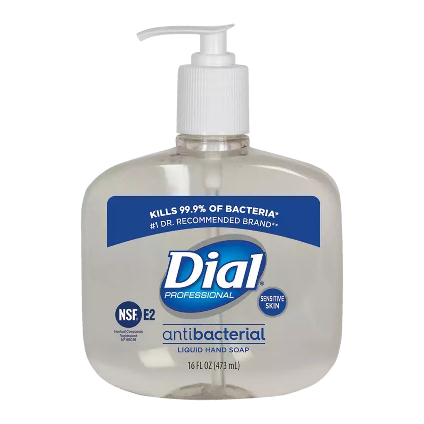 SOAP, LIQUID DIAL SENS SKIN 16OZ (12/CS)