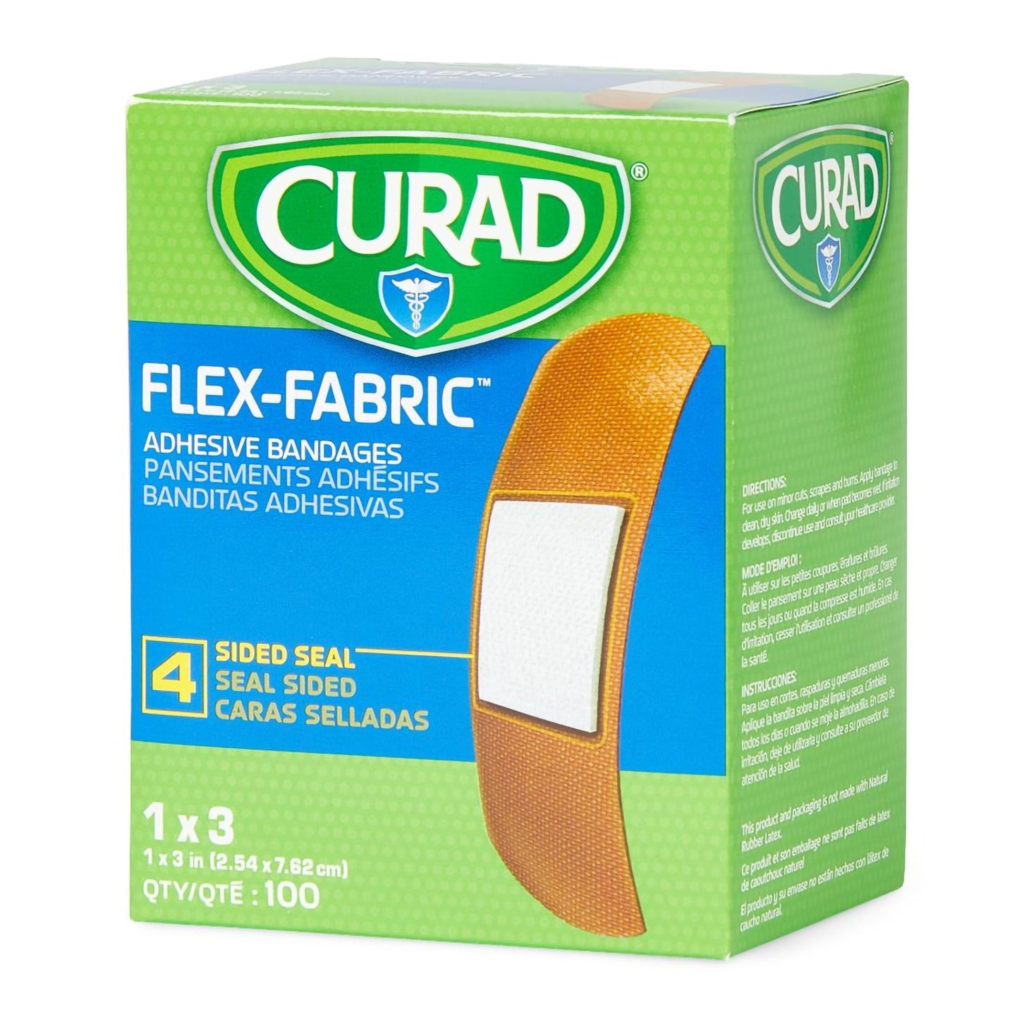 BANDAGE, ADHSV WOVEN 1"X3" (100/BX 12BX/CS)