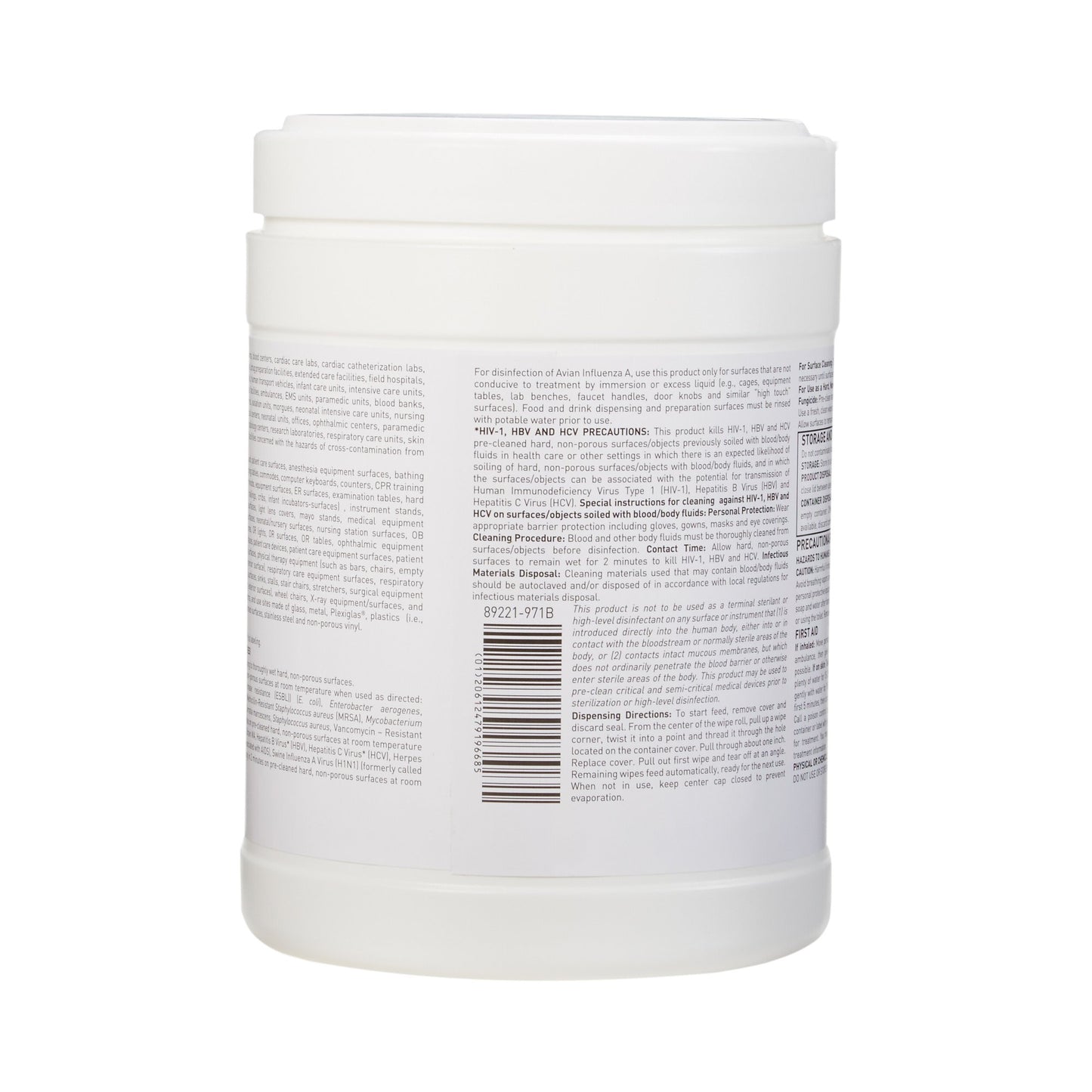 WIPE, GERMICIDE XLG 9"X12" (65/BX 12BX/CS)