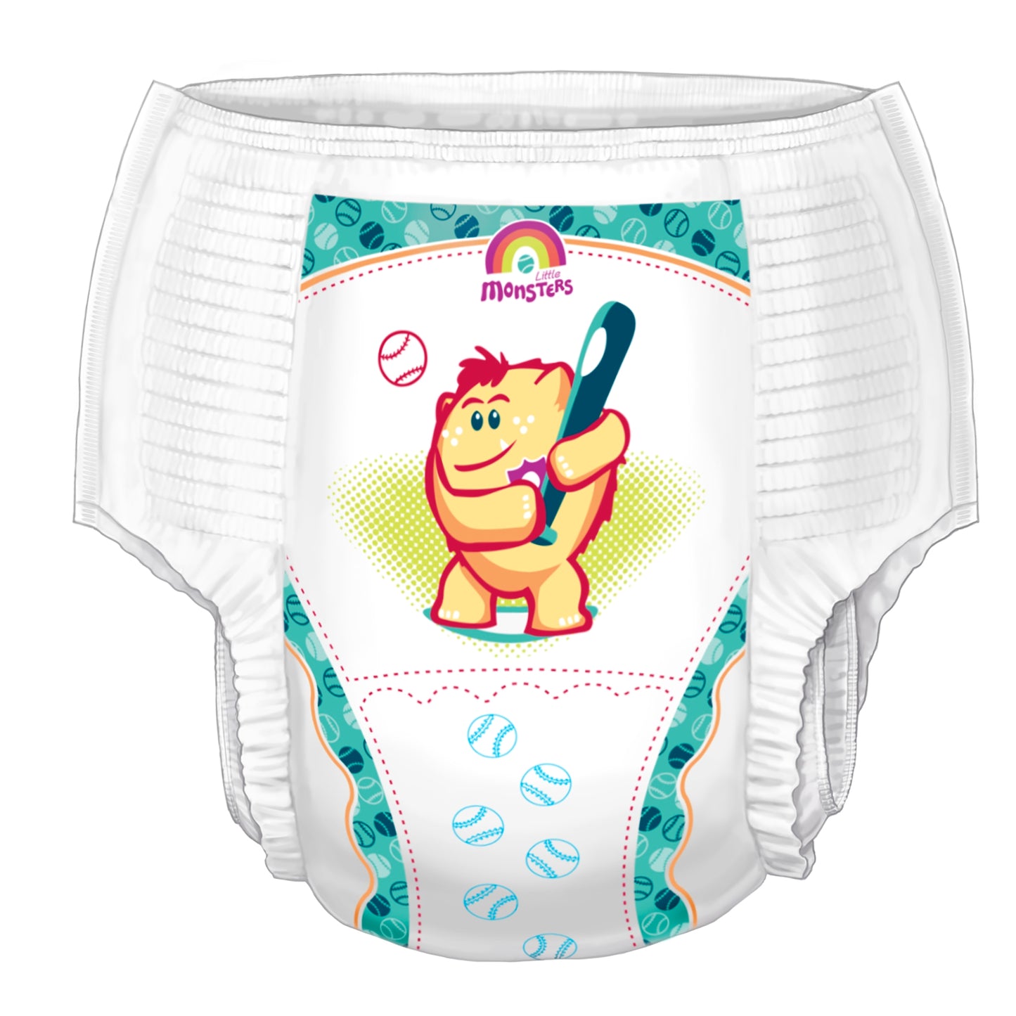 PANTS, TRAIN 32-40LB BOY LG JHENSN CHAR (24/PK 4PK KENICO