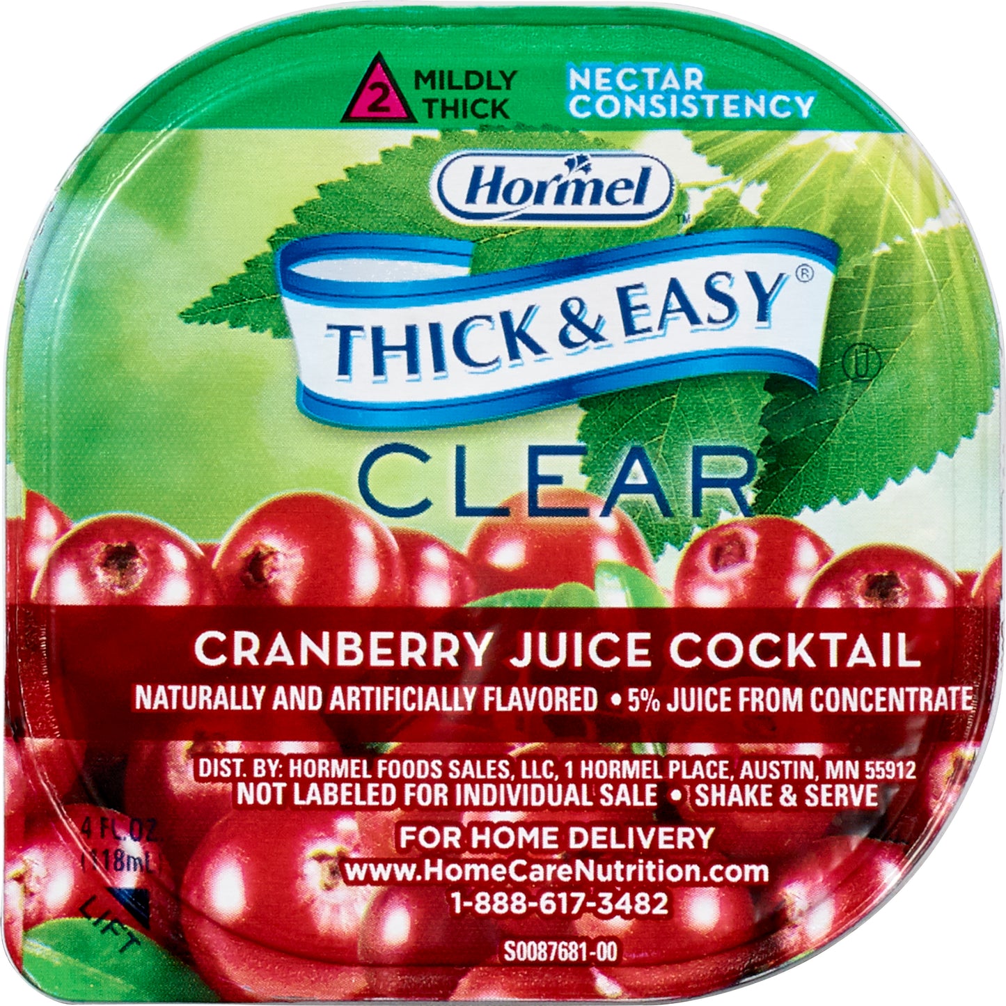 THICK & EASY, JUICE THICKENED CRNBRRY NECTAR 4OZ(2 DMNDCR