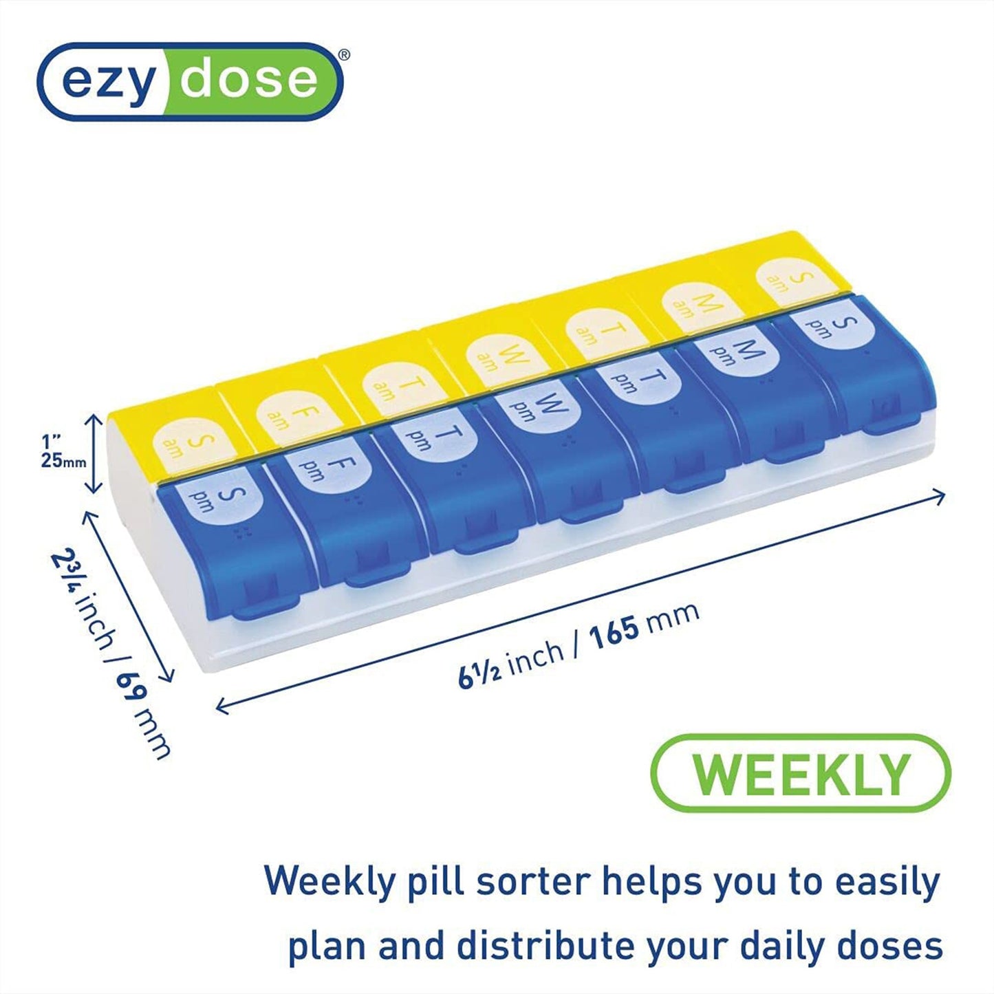ORGANIZER, PILL EZY DOSE WEEK AM/PM XL