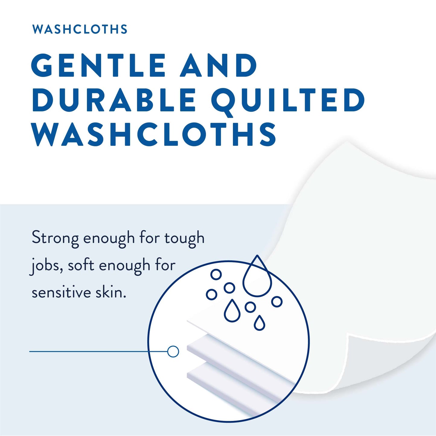 WASHCLOTH, PREVAIL SF PK DISP 12"X8" (12PK/CS)
