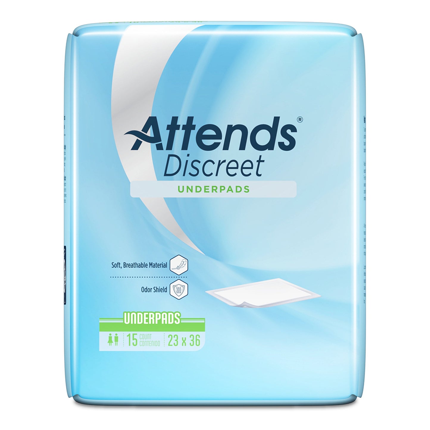 UNDERPAD, RETAIL PRNT BG 23X36(15/PK)