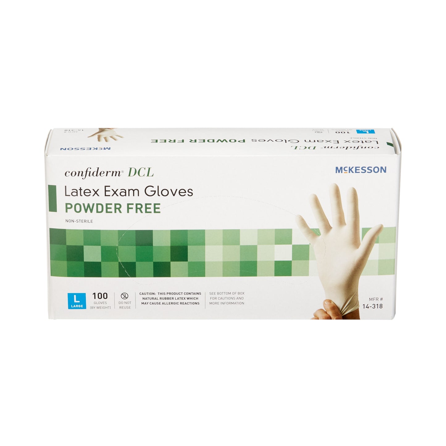 GLOVE, EXAM LTX LG N/S (100/BX10BX/CS)