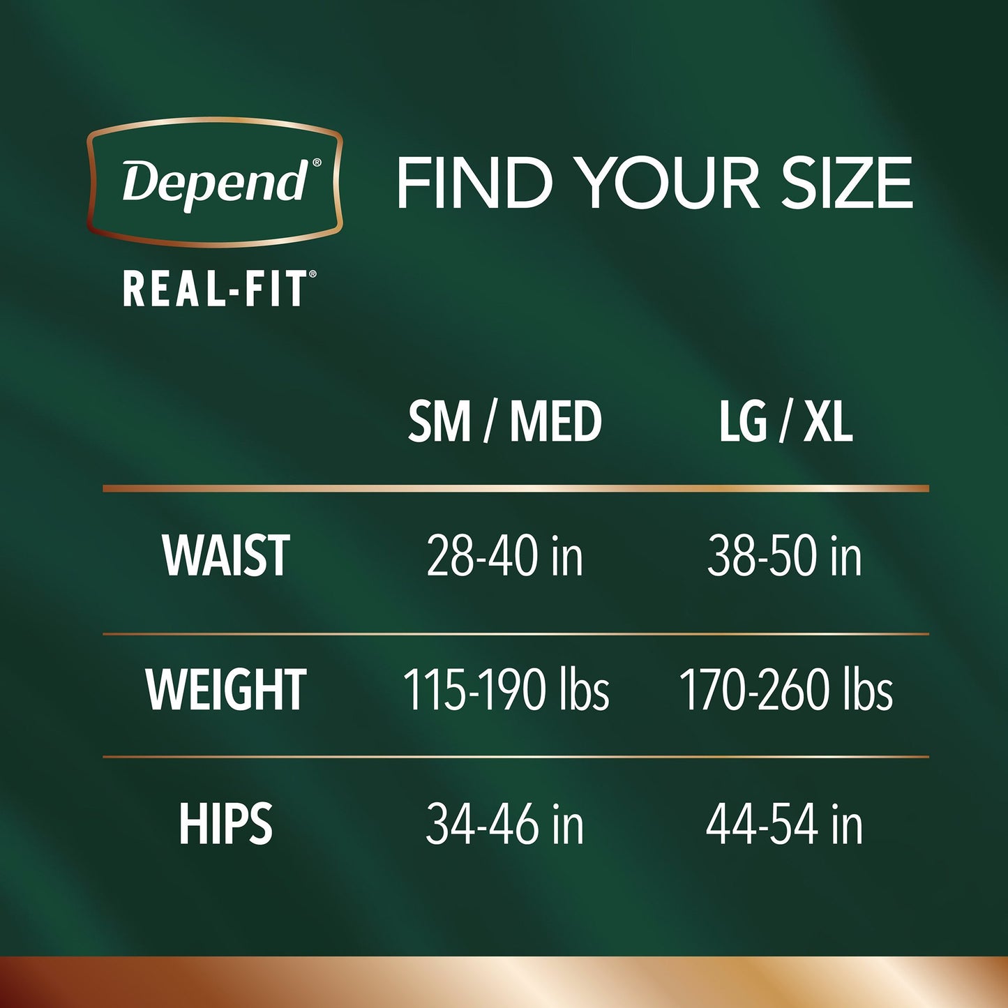 UNDERWEAR, DEPEND REALFIT MAX ABSRB SM/MED (14/PK 2PK/CS)
