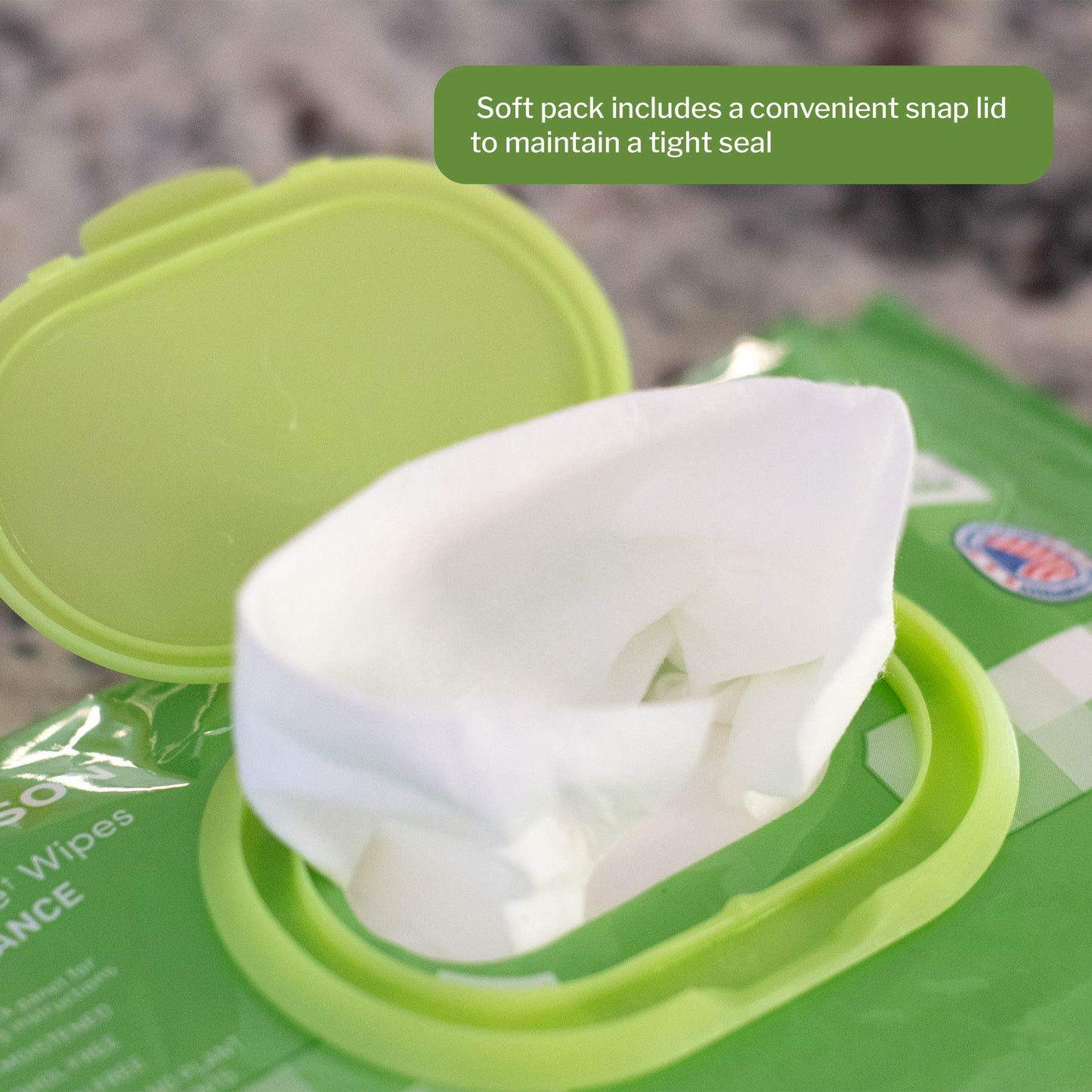 WIPE, WET FLUSHABLE UNSCNTED SFT PK W/LID (96/PK 6PK/CS)