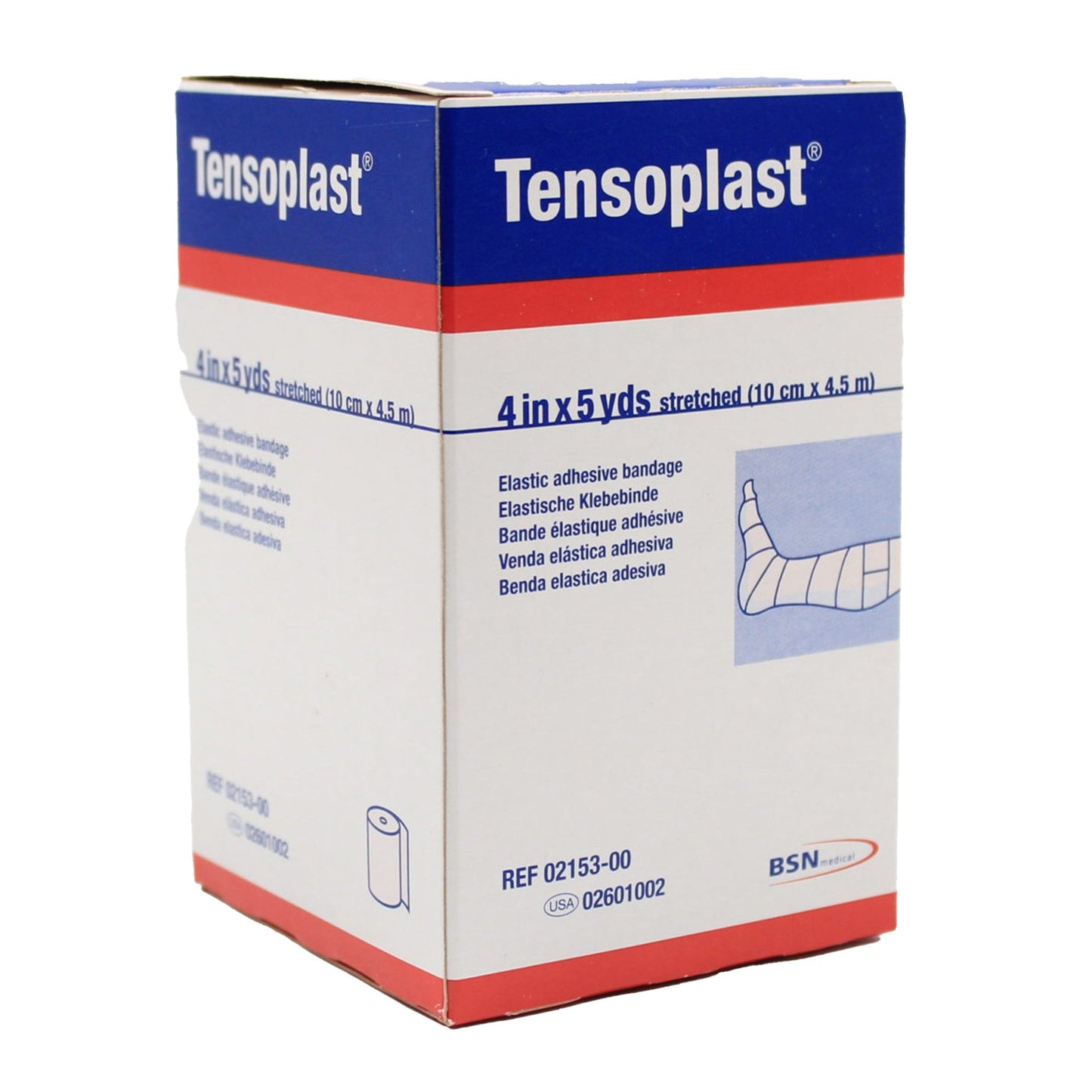 BANDAGE, ELAS ADHSV TENSOPLASTBGE 4"X5YDS (36/CS)